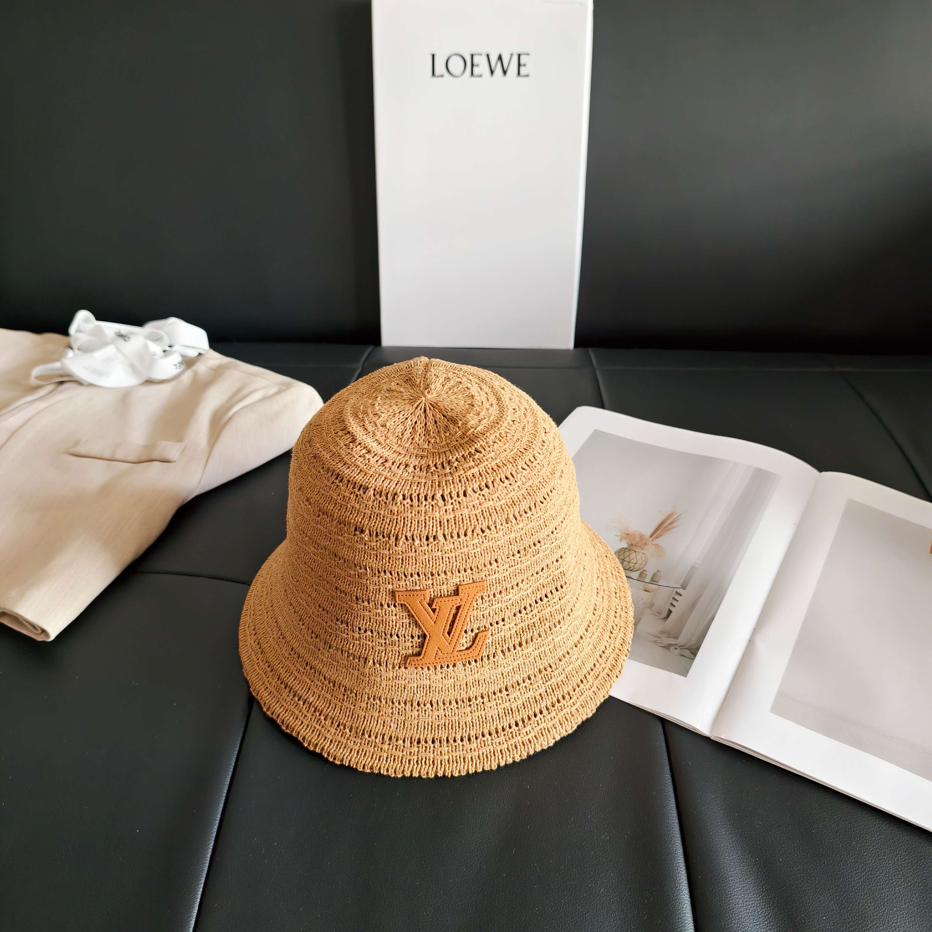 💛配防尘袋【lv路易威登】2026新款甜酷风小桶帽渔夫帽，🔆百搭日常款～男女同款