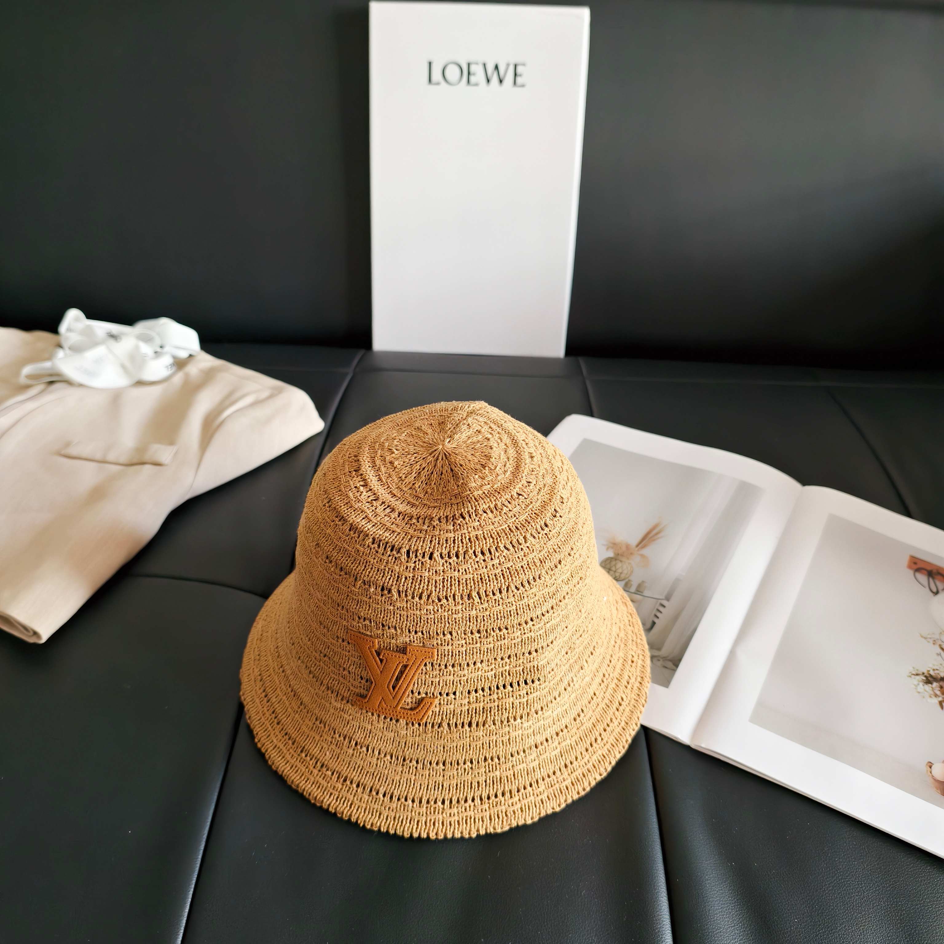 💛配防尘袋【lv路易威登】2026新款甜酷风小桶帽渔夫帽，🔆百搭日常款～男女同款