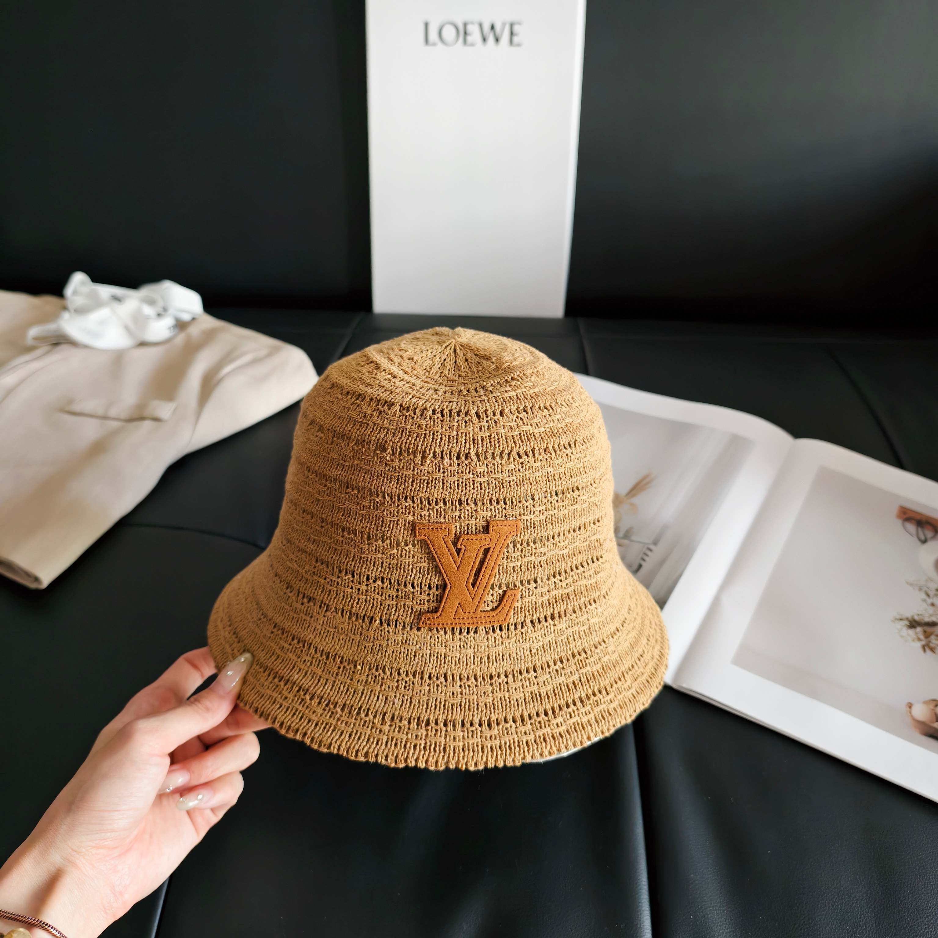 💛配防尘袋【lv路易威登】2026新款甜酷风小桶帽渔夫帽，🔆百搭日常款～男女同款