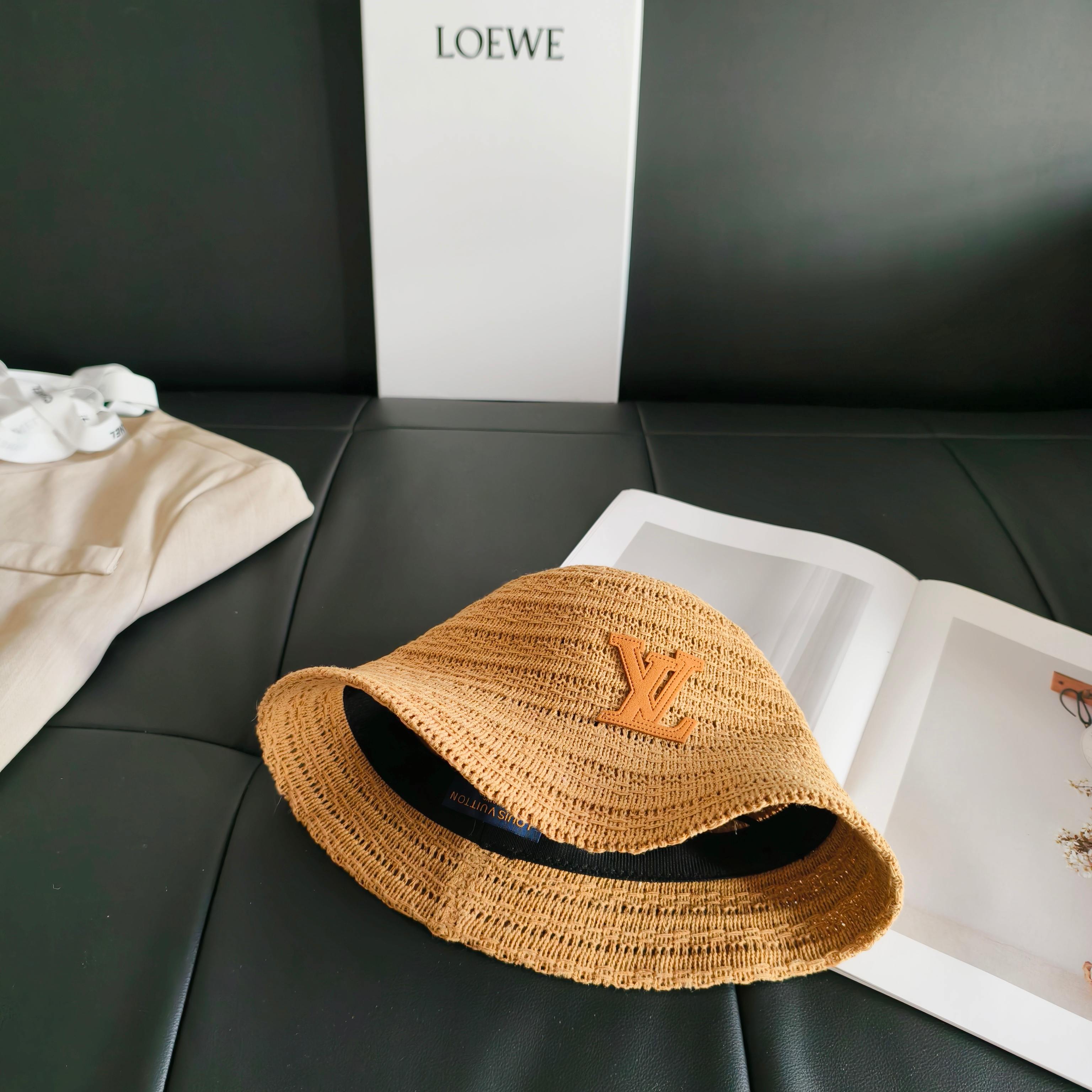 💛配防尘袋【lv路易威登】2026新款甜酷风小桶帽渔夫帽，🔆百搭日常款～男女同款