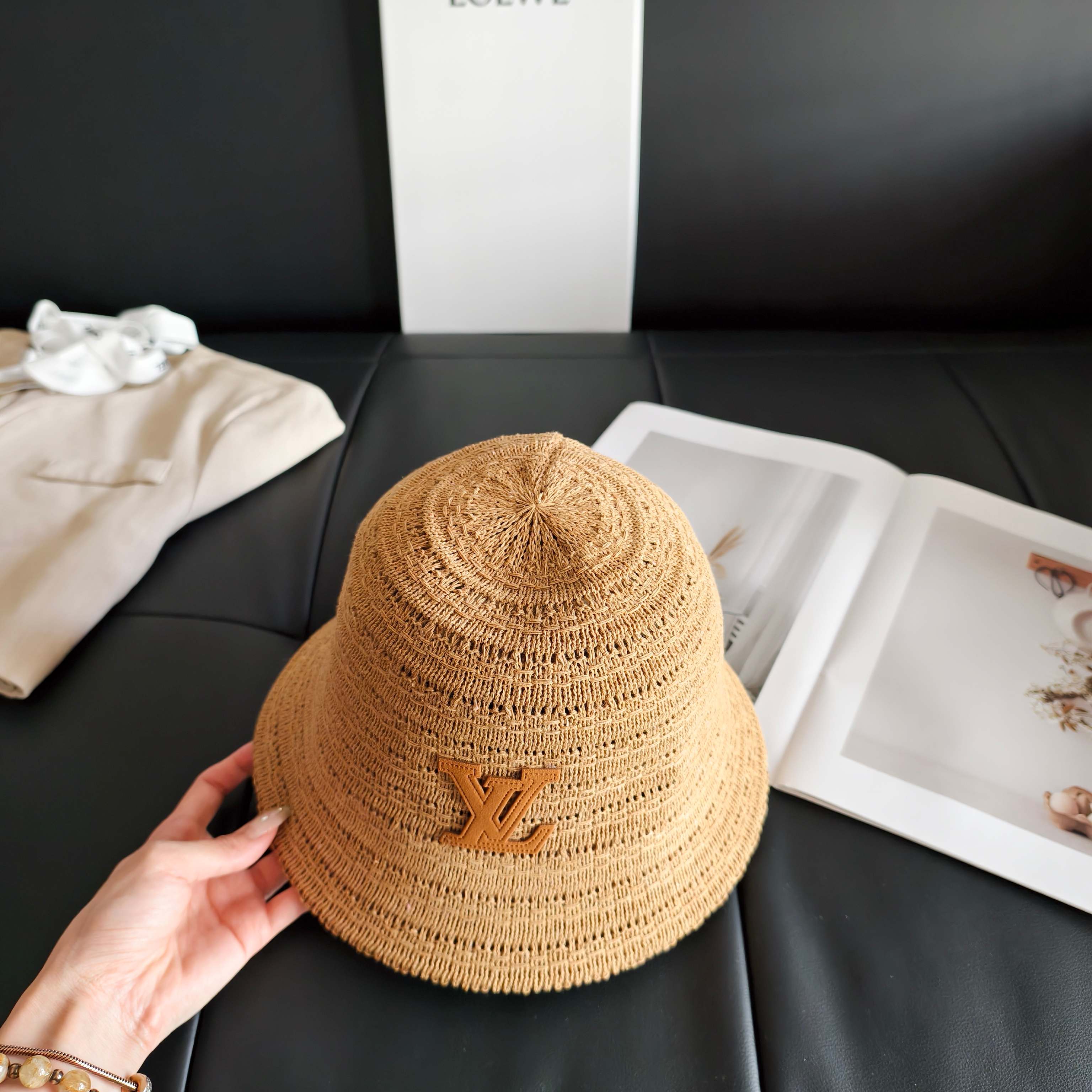 💛配防尘袋【lv路易威登】2026新款甜酷风小桶帽渔夫帽，🔆百搭日常款～男女同款
