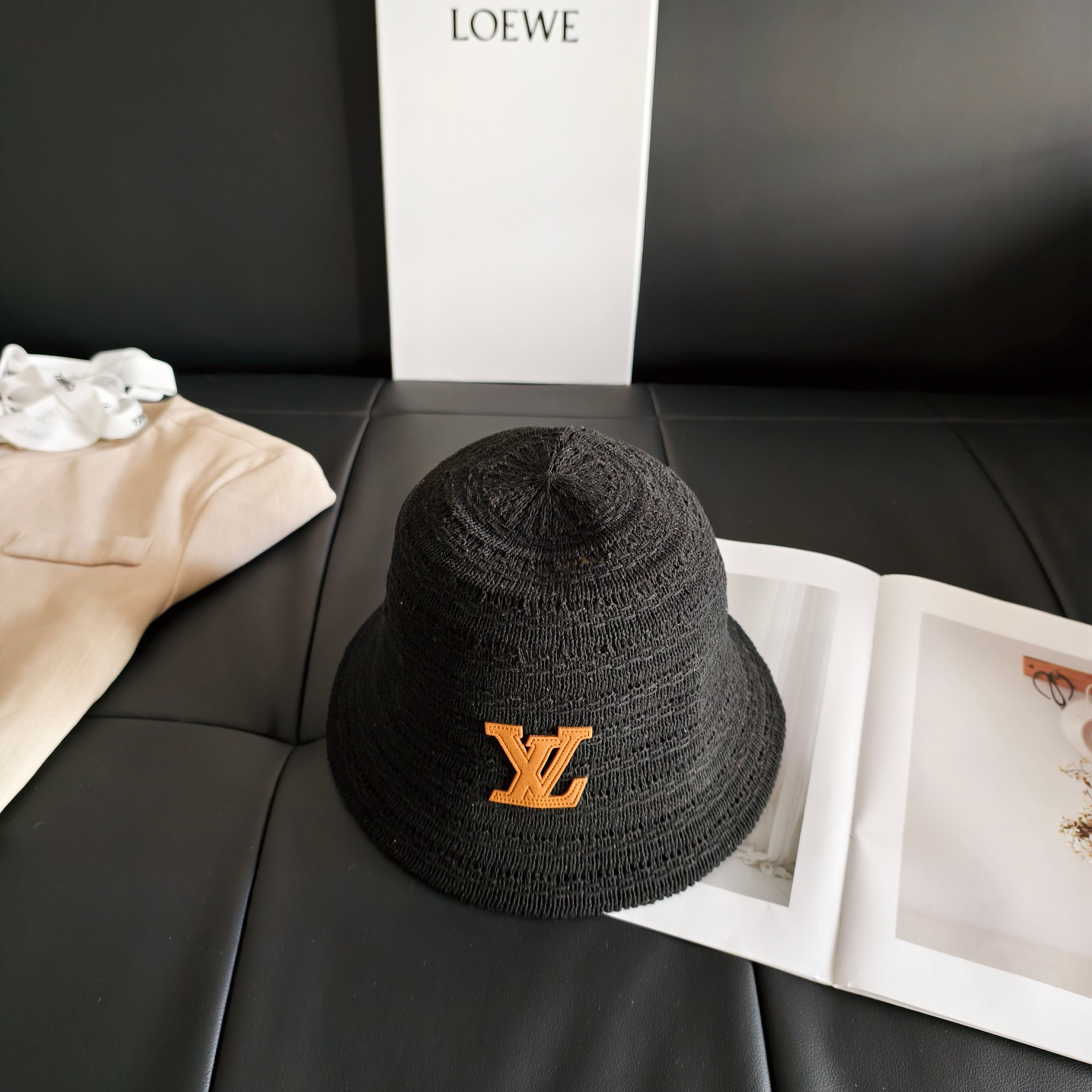 💛配防尘袋【lv路易威登】2026新款甜酷风小桶帽渔夫帽，🔆百搭日常款～男女同款