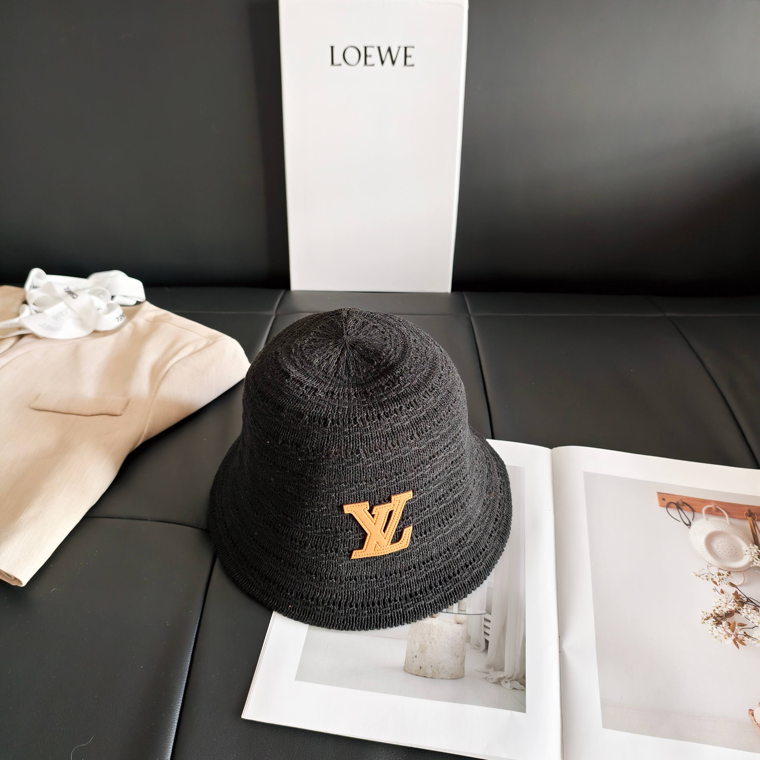 💛配防尘袋【lv路易威登】2026新款甜酷风小桶帽渔夫帽，🔆百搭日常款～男女同款