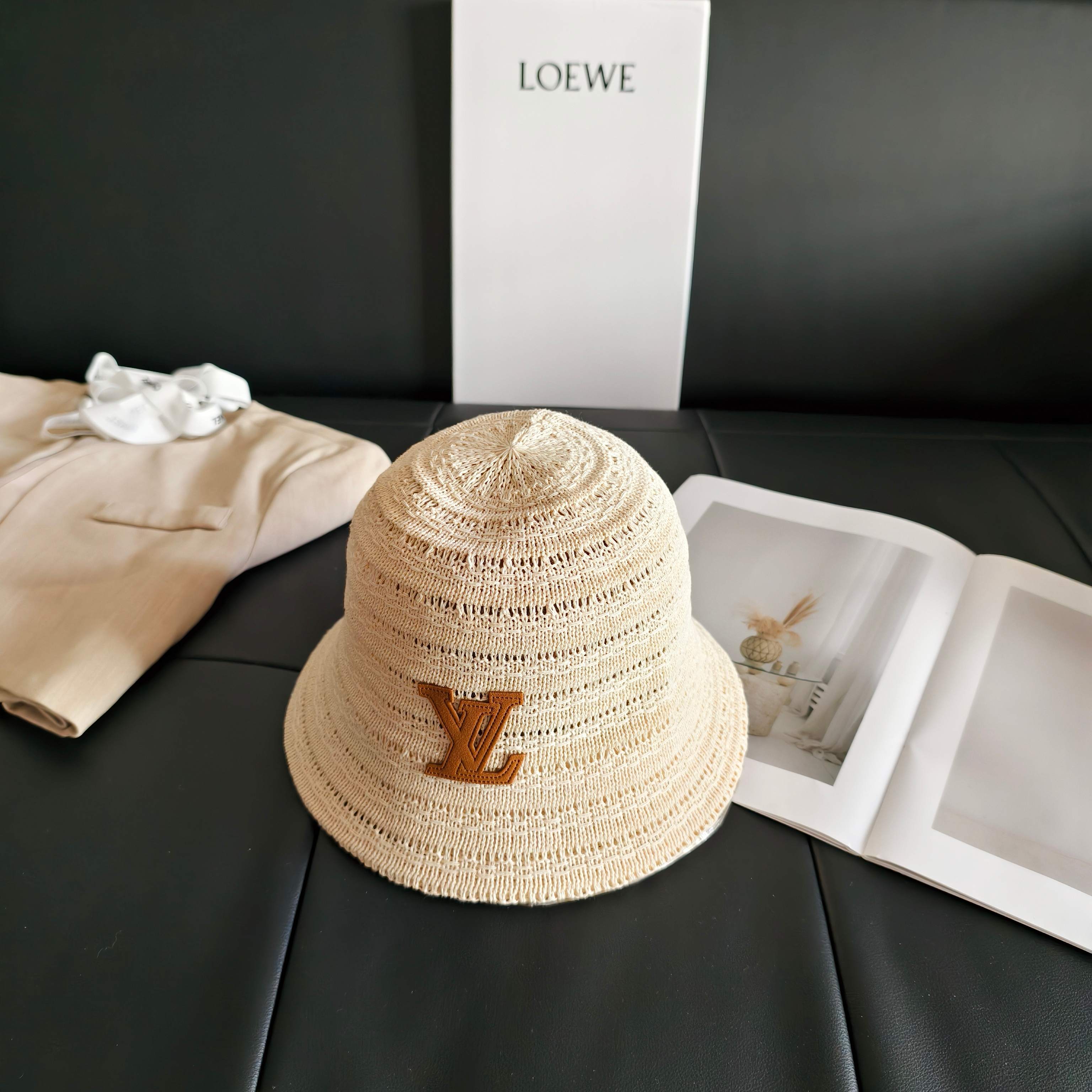 💛配防尘袋【lv路易威登】2026新款甜酷风小桶帽渔夫帽，🔆百搭日常款～男女同款