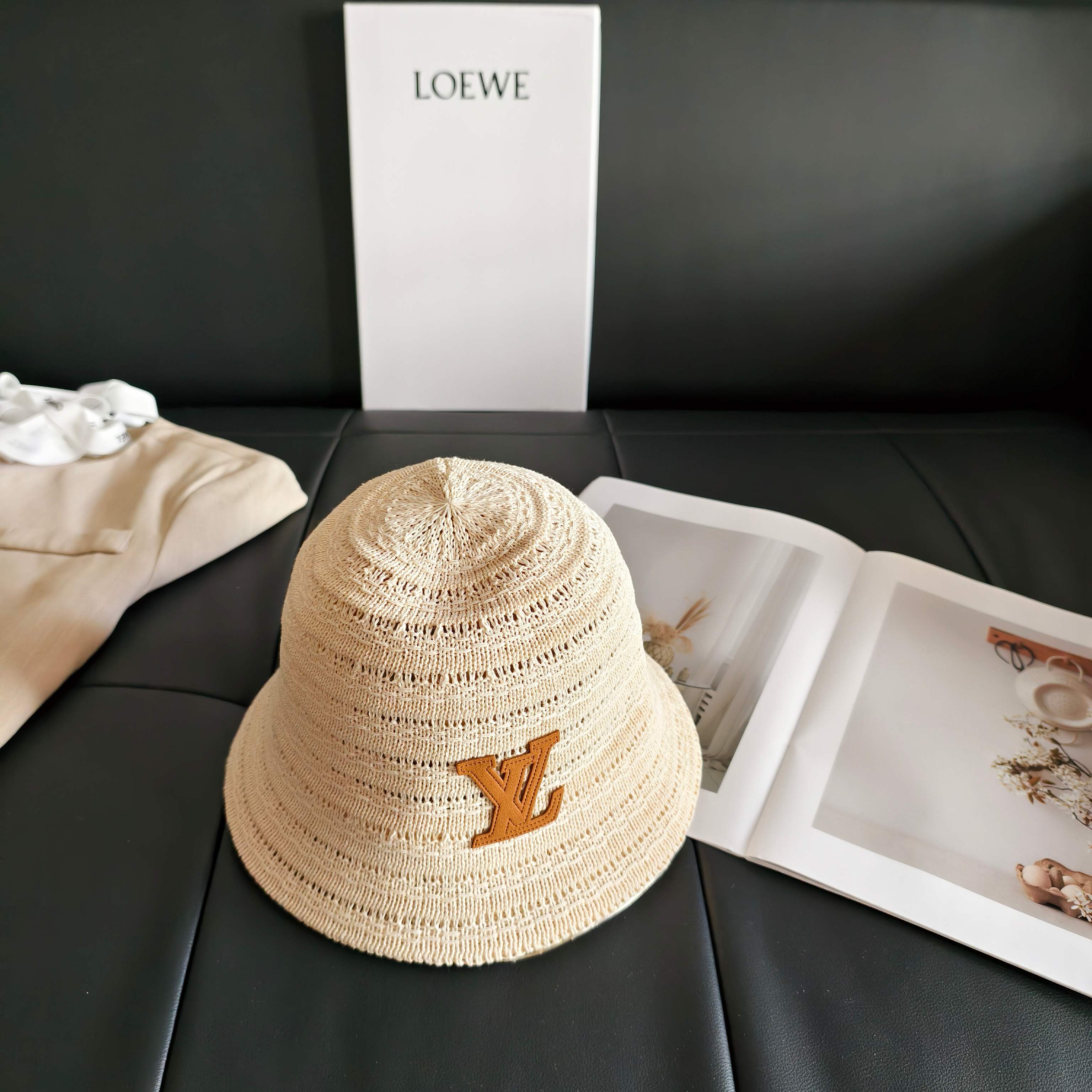 💛配防尘袋【lv路易威登】2026新款甜酷风小桶帽渔夫帽，🔆百搭日常款～男女同款