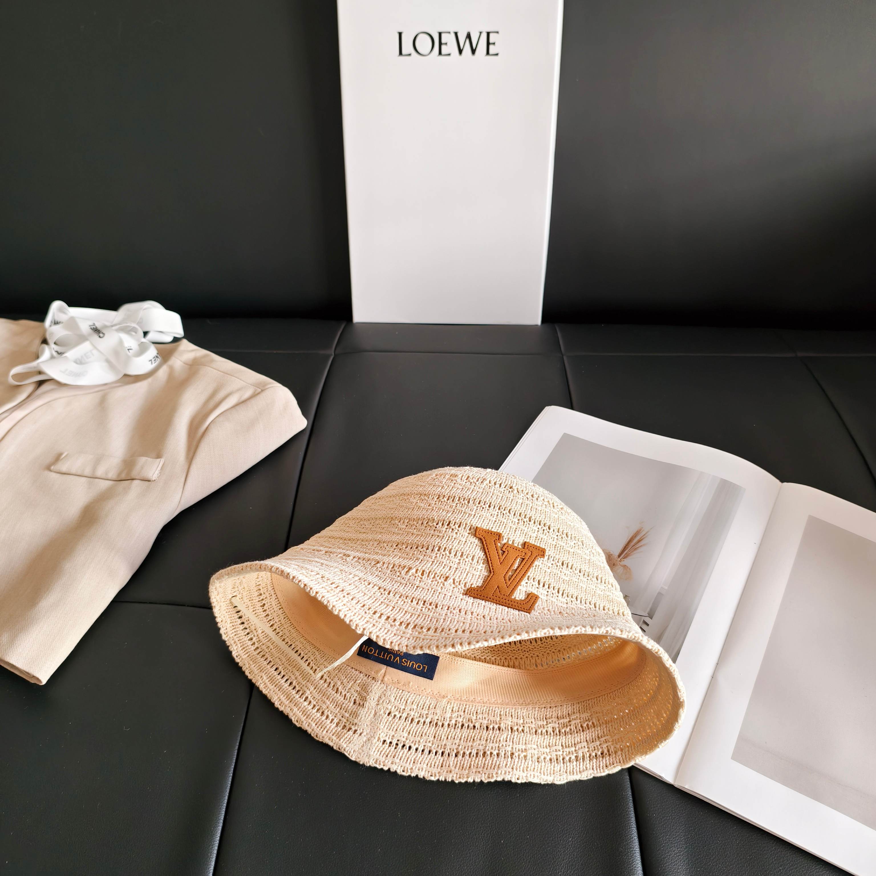 💛配防尘袋【lv路易威登】2026新款甜酷风小桶帽渔夫帽，🔆百搭日常款～男女同款