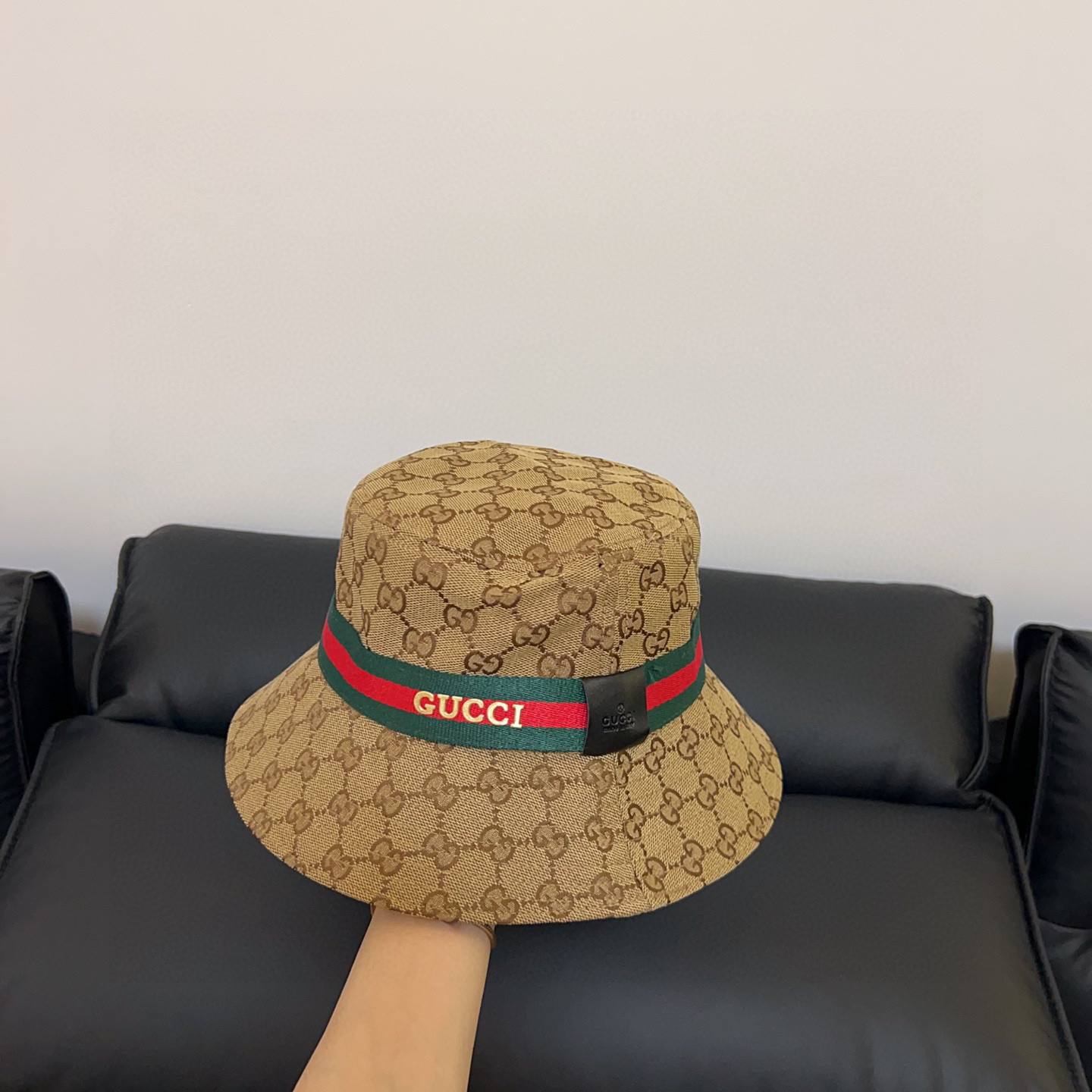 特价💛配防尘袋【GUCCI古驰】2026新款专柜大牌男女款简约渔夫帽，🔆百搭日常款～出街必备