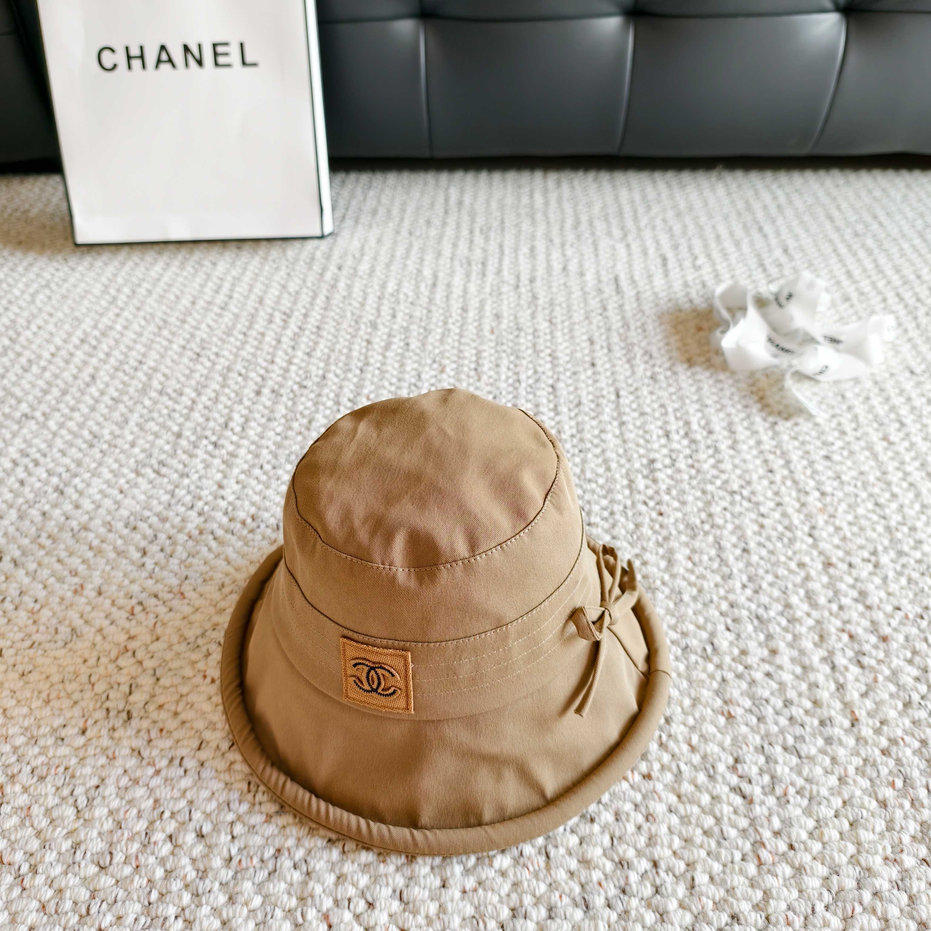 💛配防尘袋【Chanel香奈儿】2026春夏新款日系日常简约款渔夫帽，独特设计～复古文艺的一款