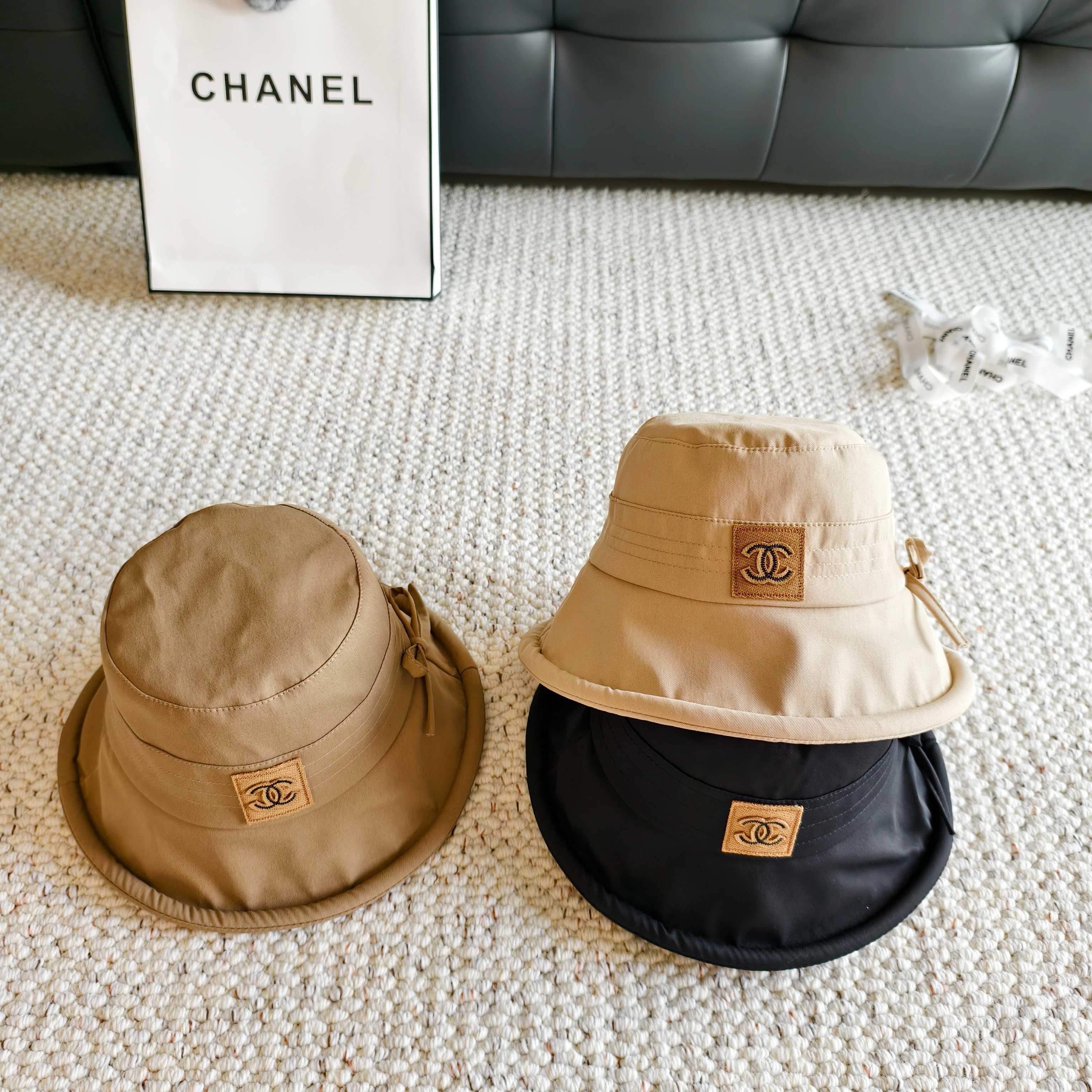 💛配防尘袋【Chanel香奈儿】2026春夏新款日系日常简约款渔夫帽，独特设计～复古文艺的一款
