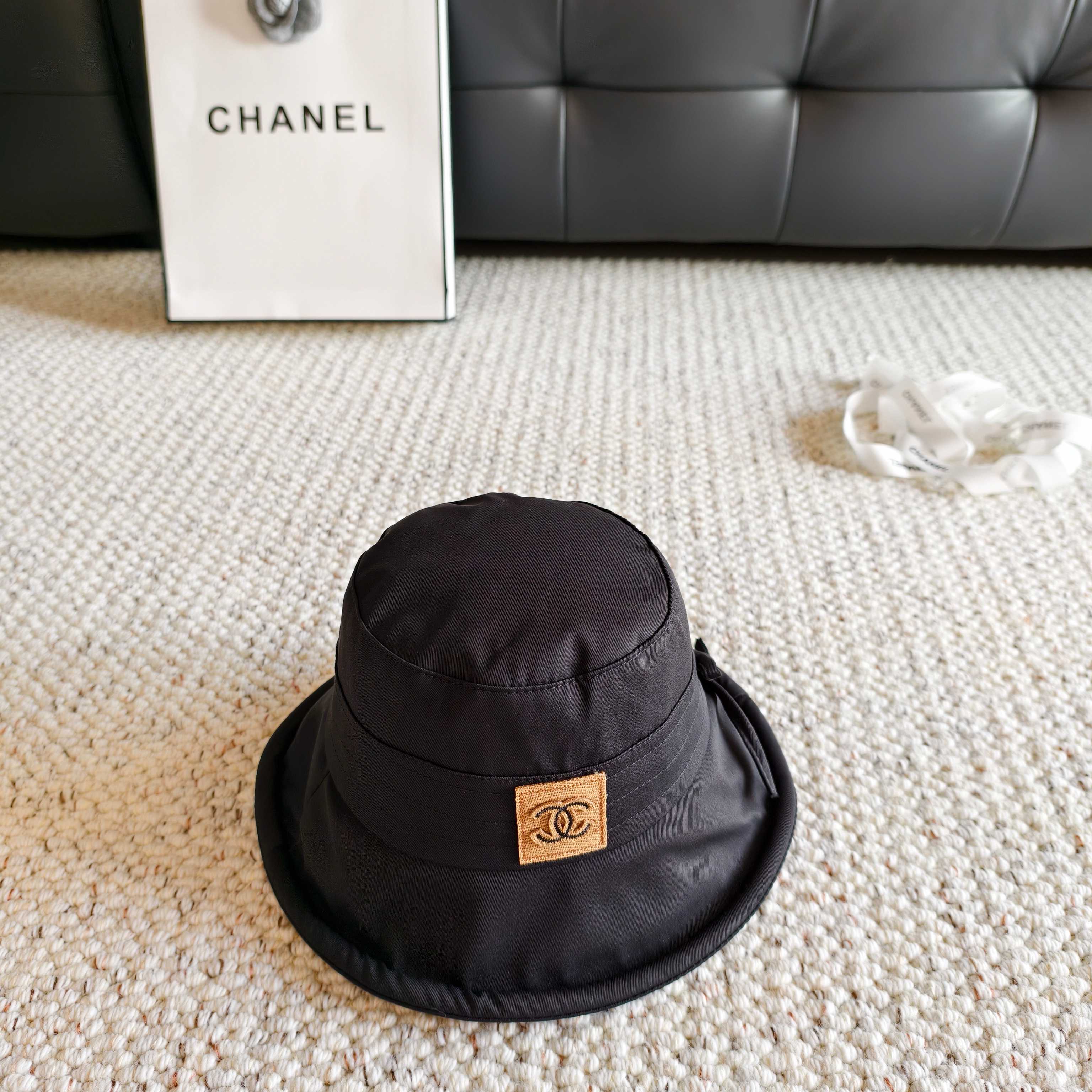 💛配防尘袋【Chanel香奈儿】2026春夏新款日系日常简约款渔夫帽，独特设计～复古文艺的一款