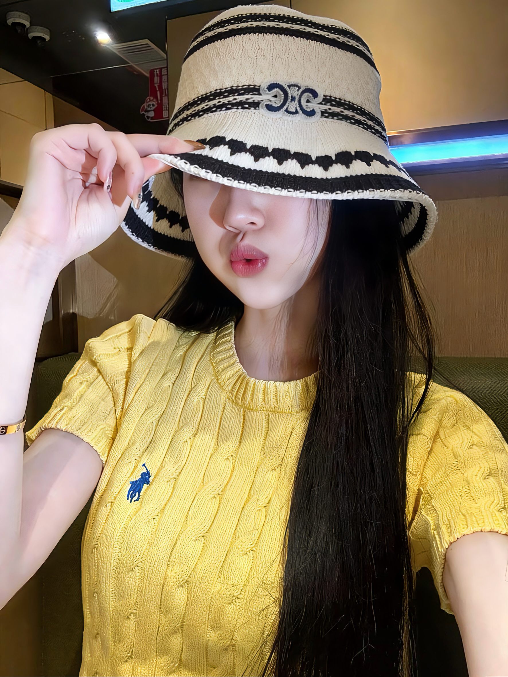 💛配防尘袋【Celine赛琳】2026春夏新款日系日常简约款小桶帽渔夫帽，独特设计～复古文艺的一款