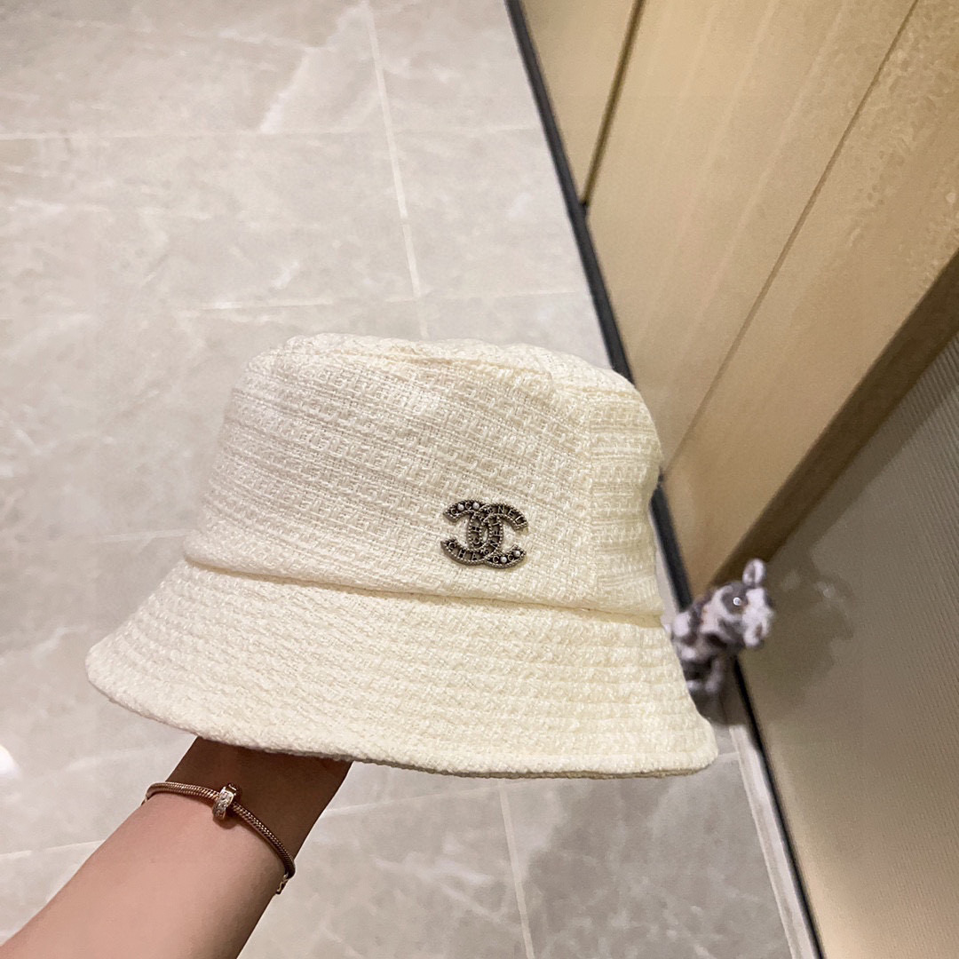 💛配防尘袋【CHANEL香奈儿】2026新款小香风材质渔夫帽，大牌款超好搭配，赶紧入手
