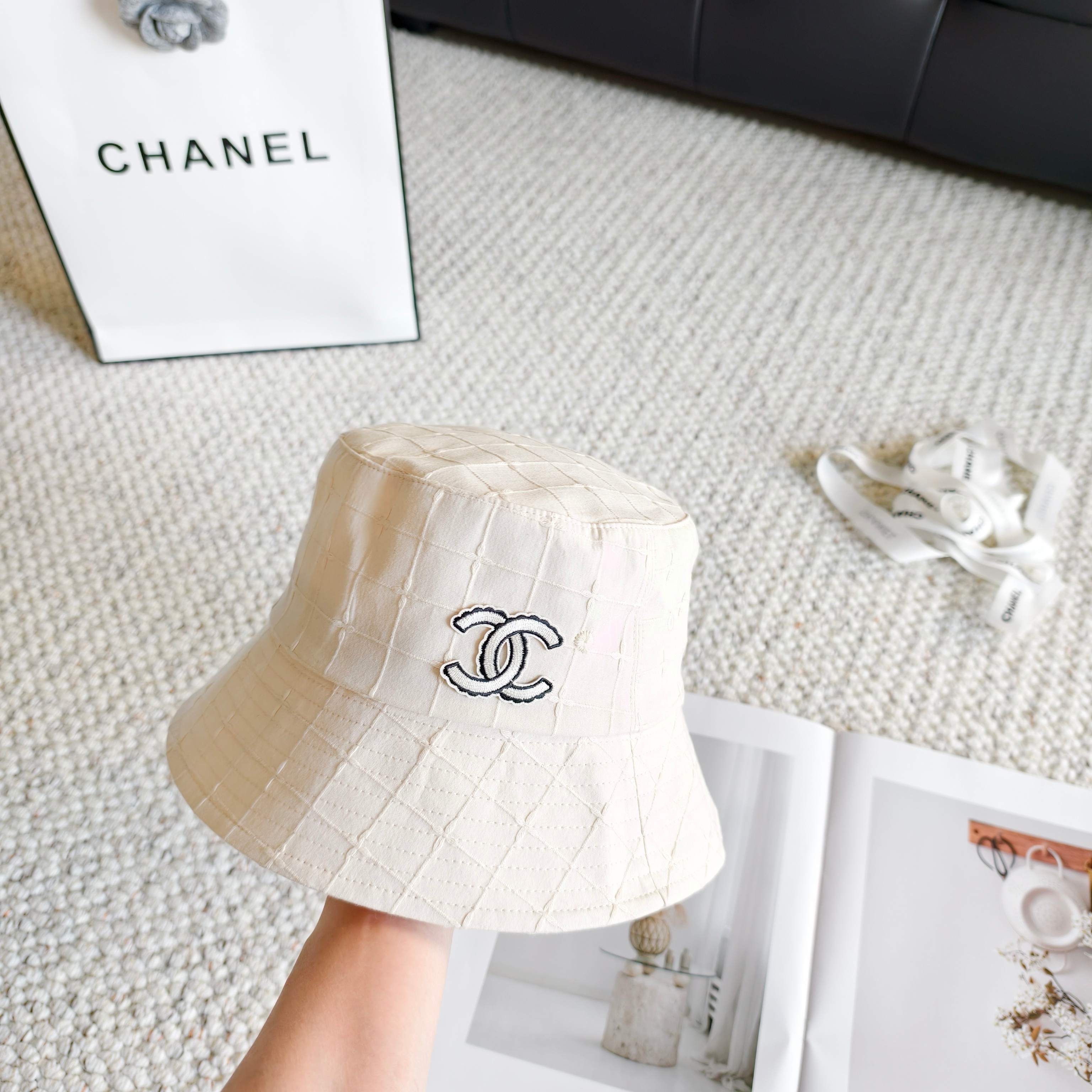 💛配防尘袋【CHANEL香奈儿】2026春夏新款简约小香渔夫帽，独特设计～复古文艺的一款