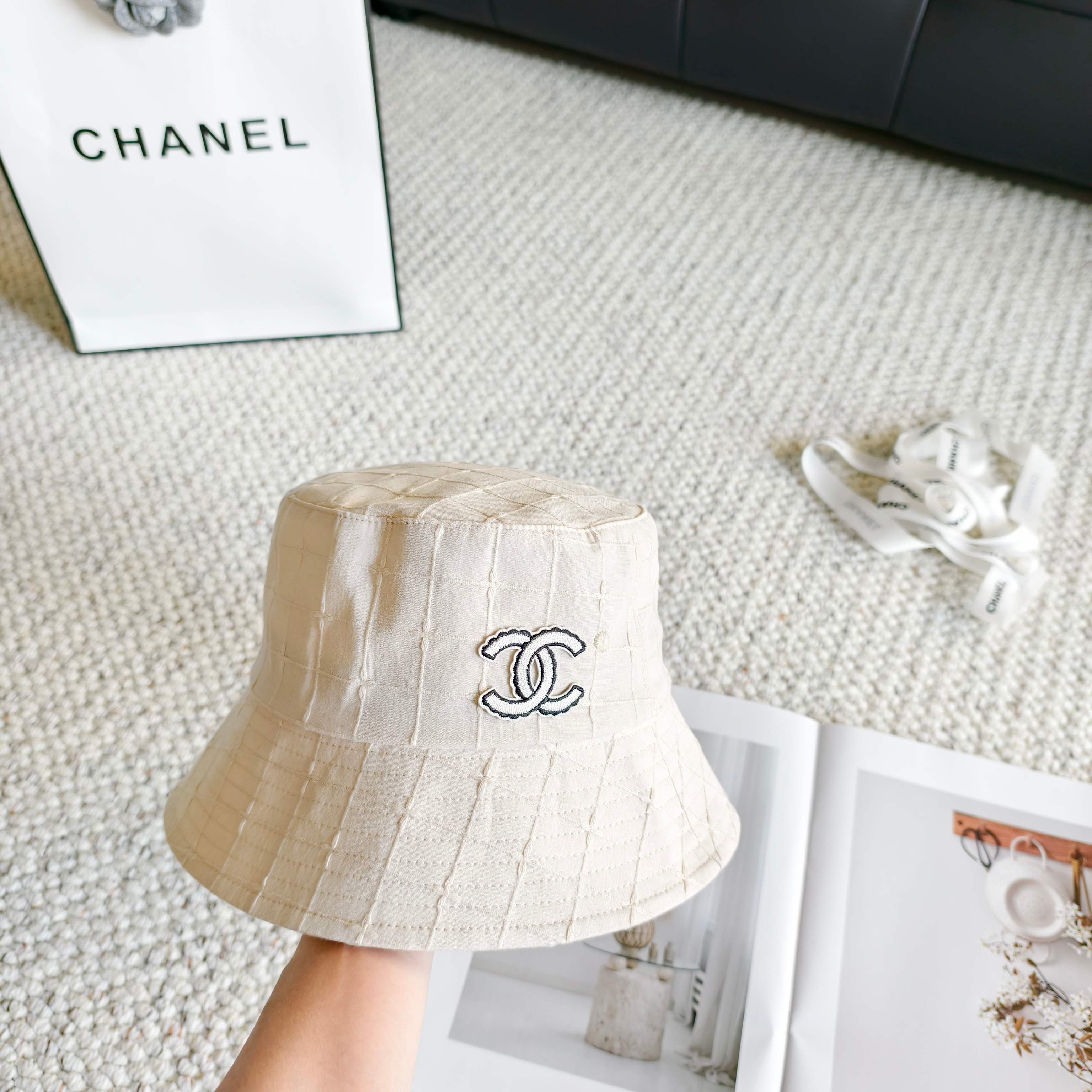 💛配防尘袋【CHANEL香奈儿】2026春夏新款简约小香渔夫帽，独特设计～复古文艺的一款