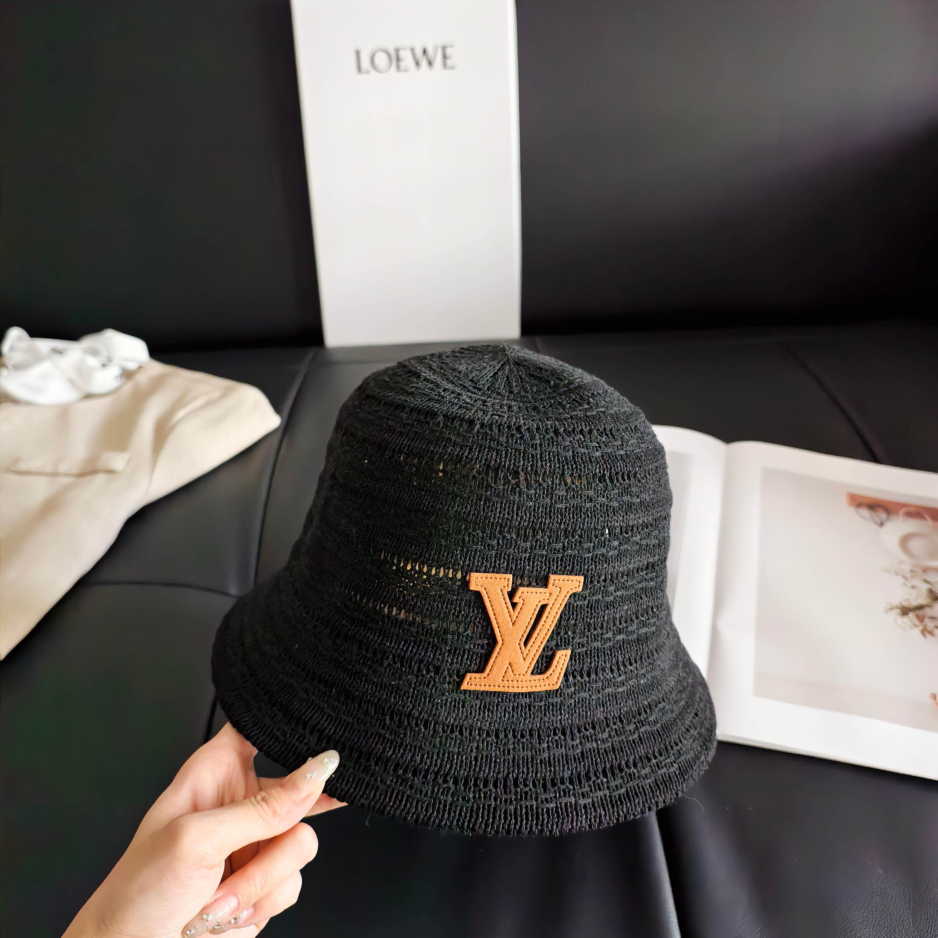 💛配防尘袋【lv路易威登】2026新款甜酷风小桶帽渔夫帽，🔆百搭日常款～男女同款