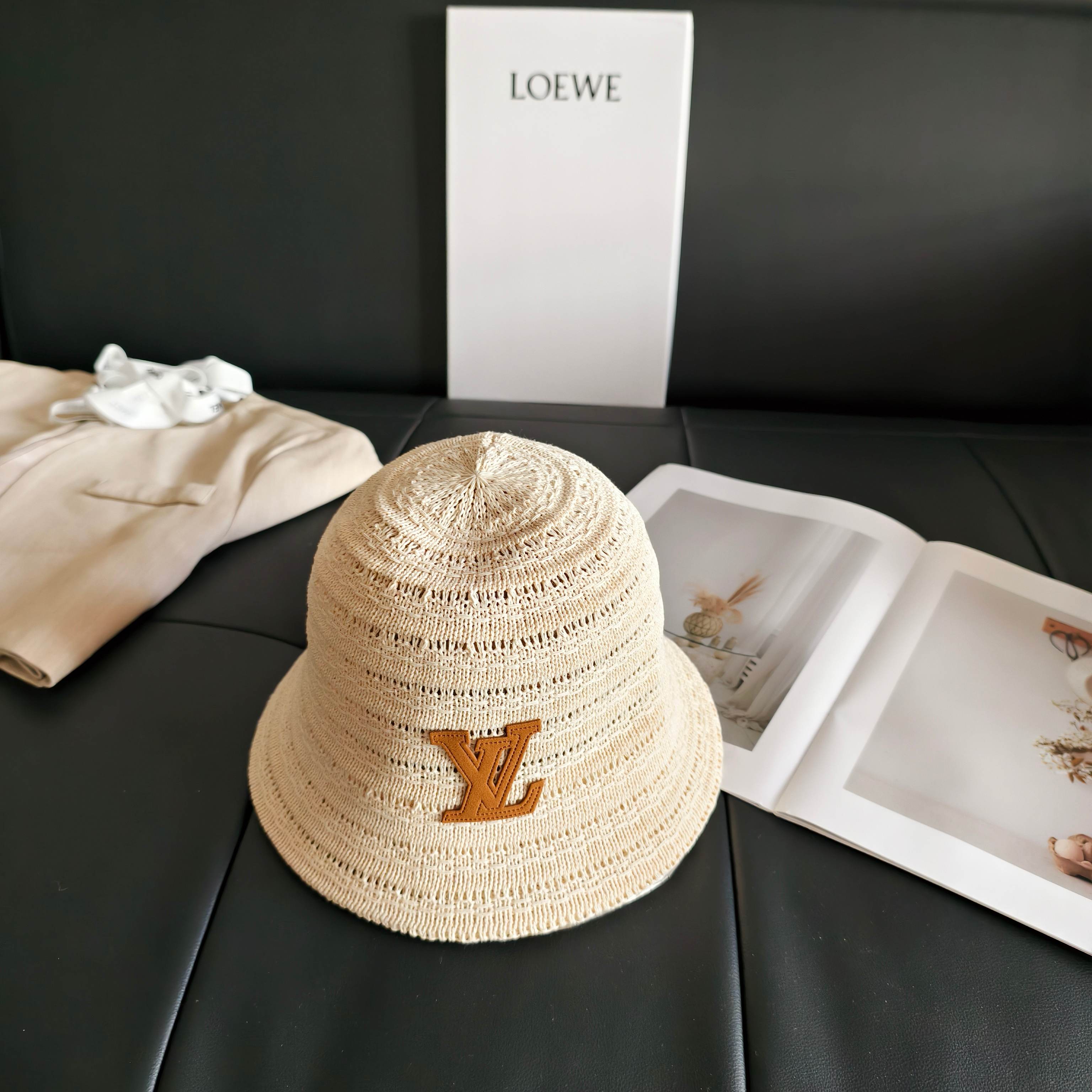 💛配防尘袋【lv路易威登】2026新款甜酷风小桶帽渔夫帽，🔆百搭日常款～男女同款