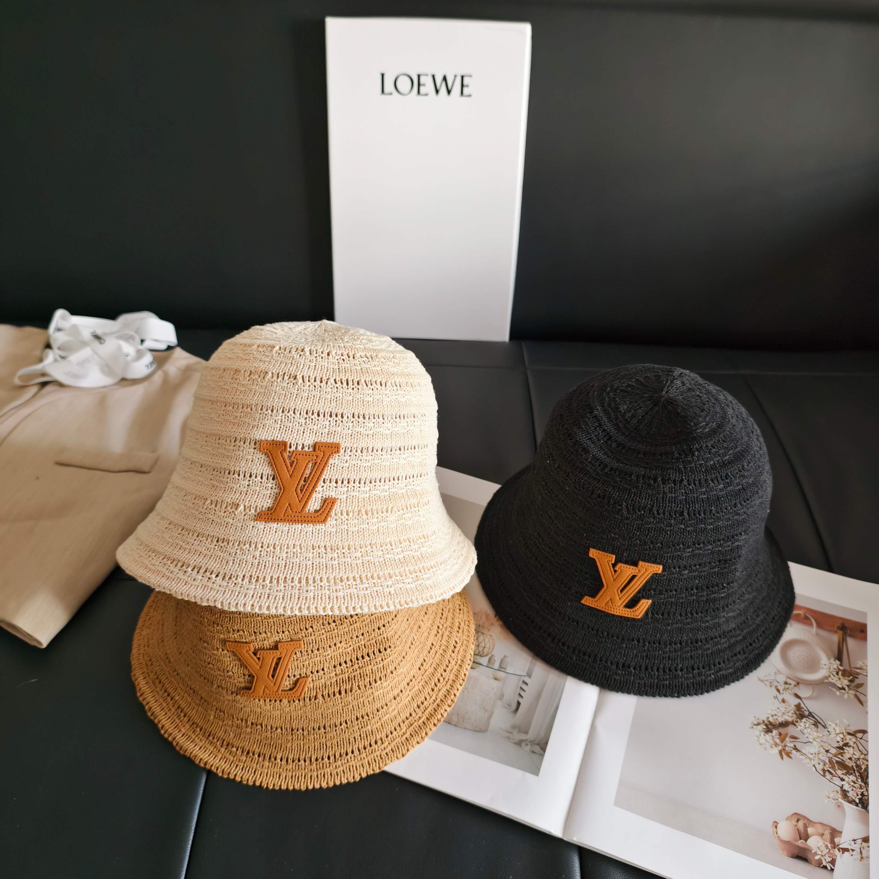 💛配防尘袋【lv路易威登】2026新款甜酷风小桶帽渔夫帽，🔆百搭日常款～男女同款