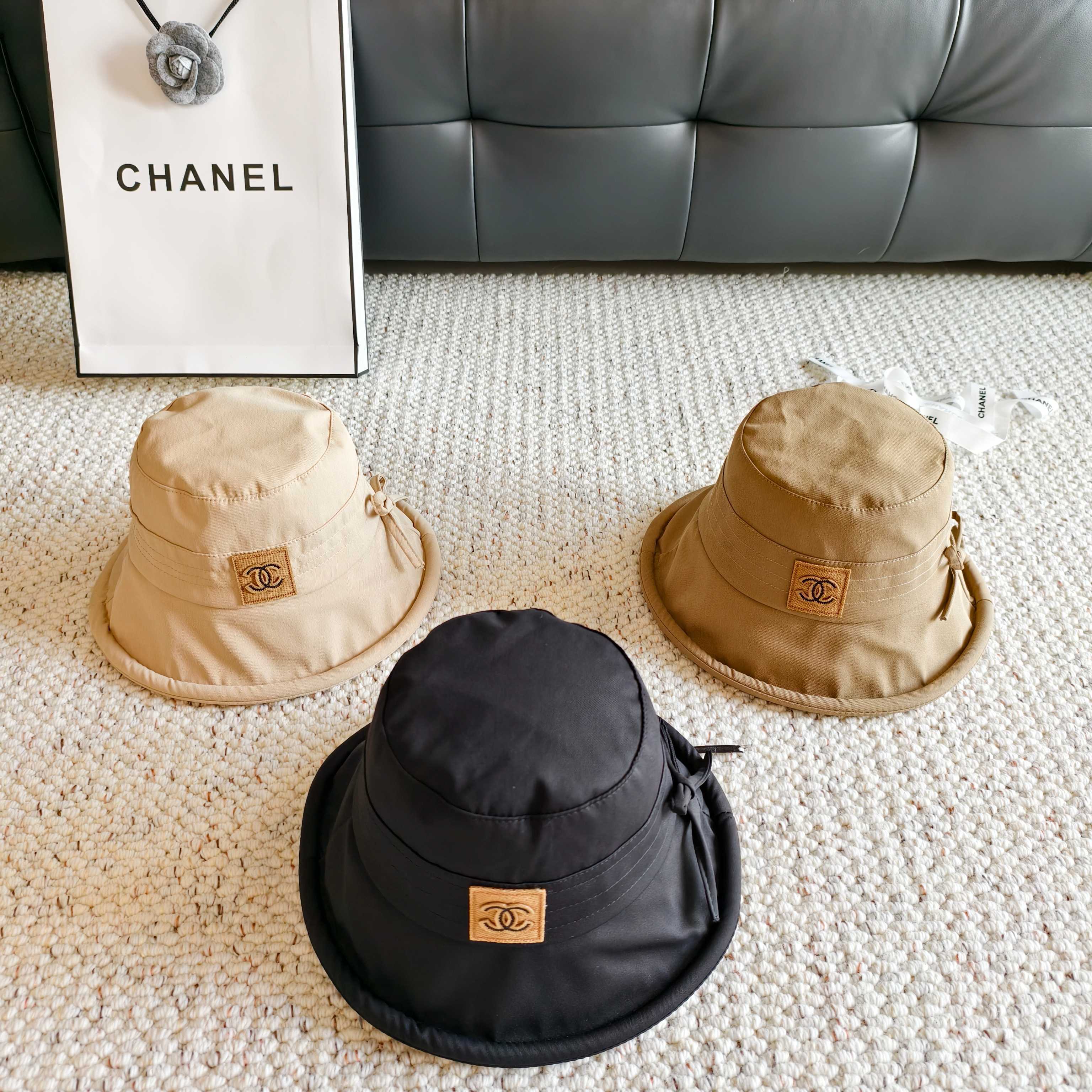 💛配防尘袋【Chanel香奈儿】2026春夏新款日系日常简约款渔夫帽，独特设计～复古文艺的一款