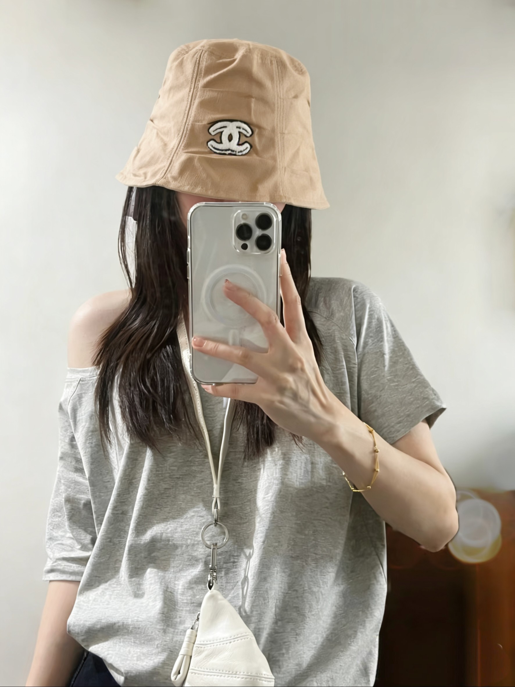 💛配防尘袋【CHANEL香奈儿】2026春夏新款日常简约桶帽渔夫帽，独特设计～复古文艺的一款