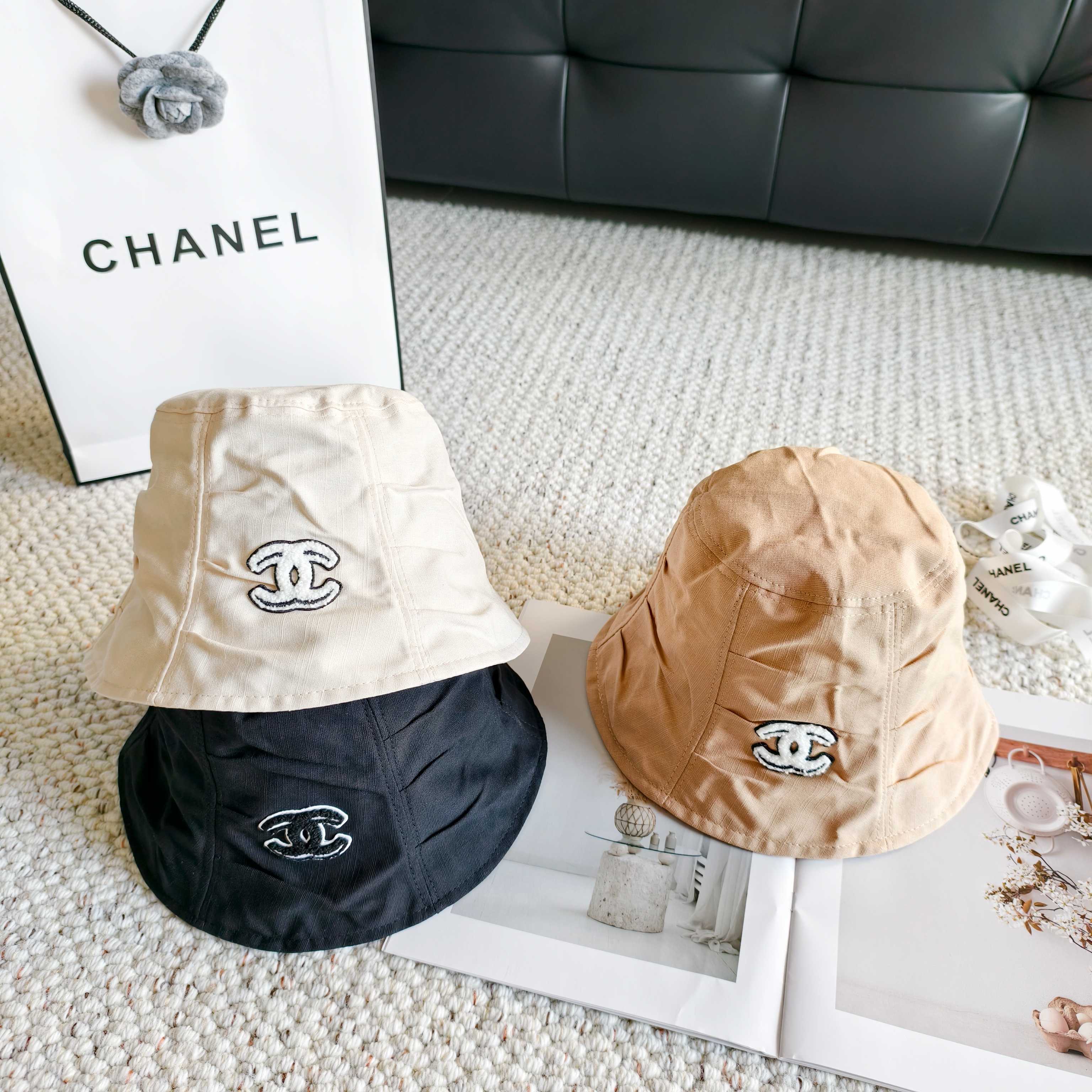 💛配防尘袋【CHANEL香奈儿】2026春夏新款日常简约桶帽渔夫帽，独特设计～复古文艺的一款