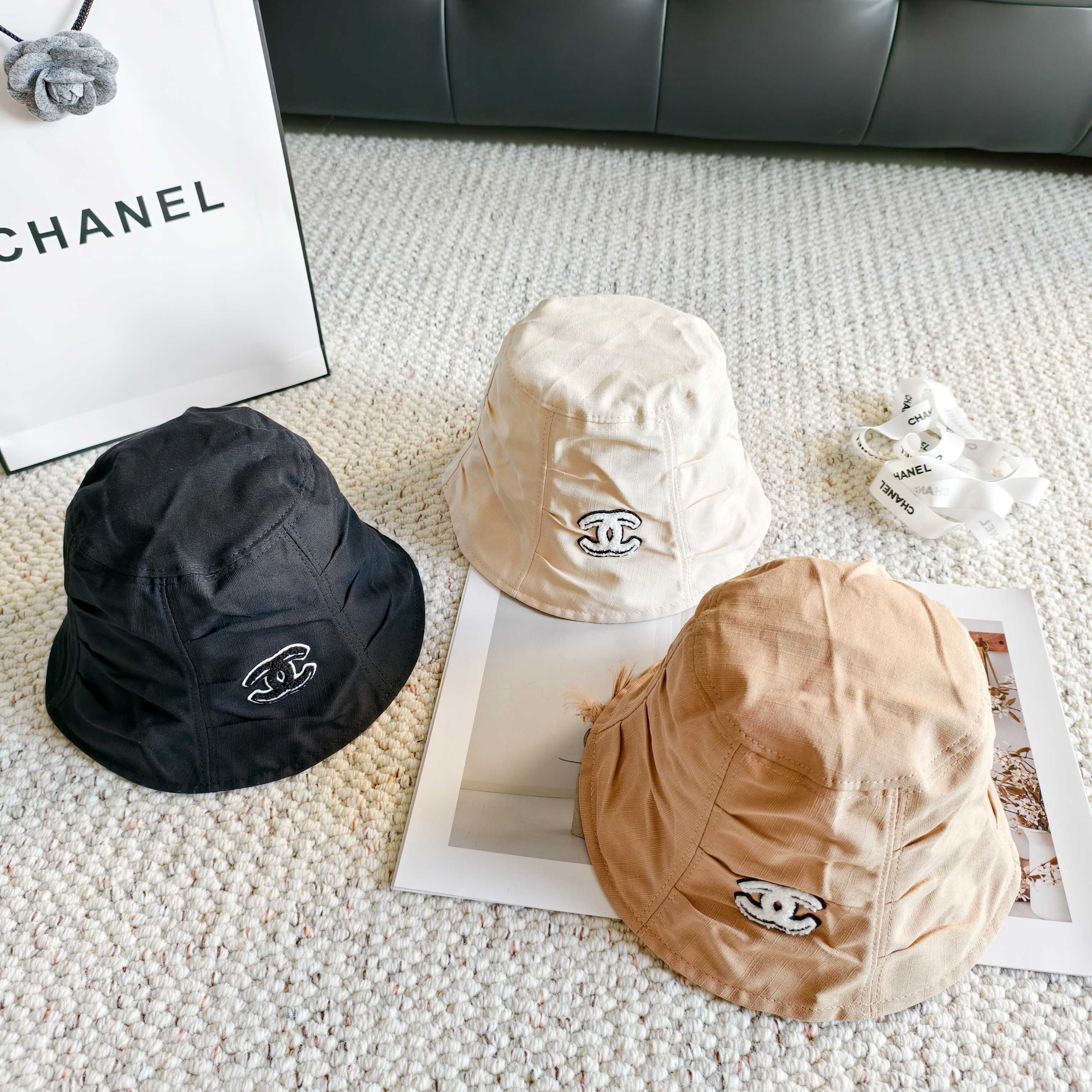 💛配防尘袋【CHANEL香奈儿】2026春夏新款日常简约桶帽渔夫帽，独特设计～复古文艺的一款
