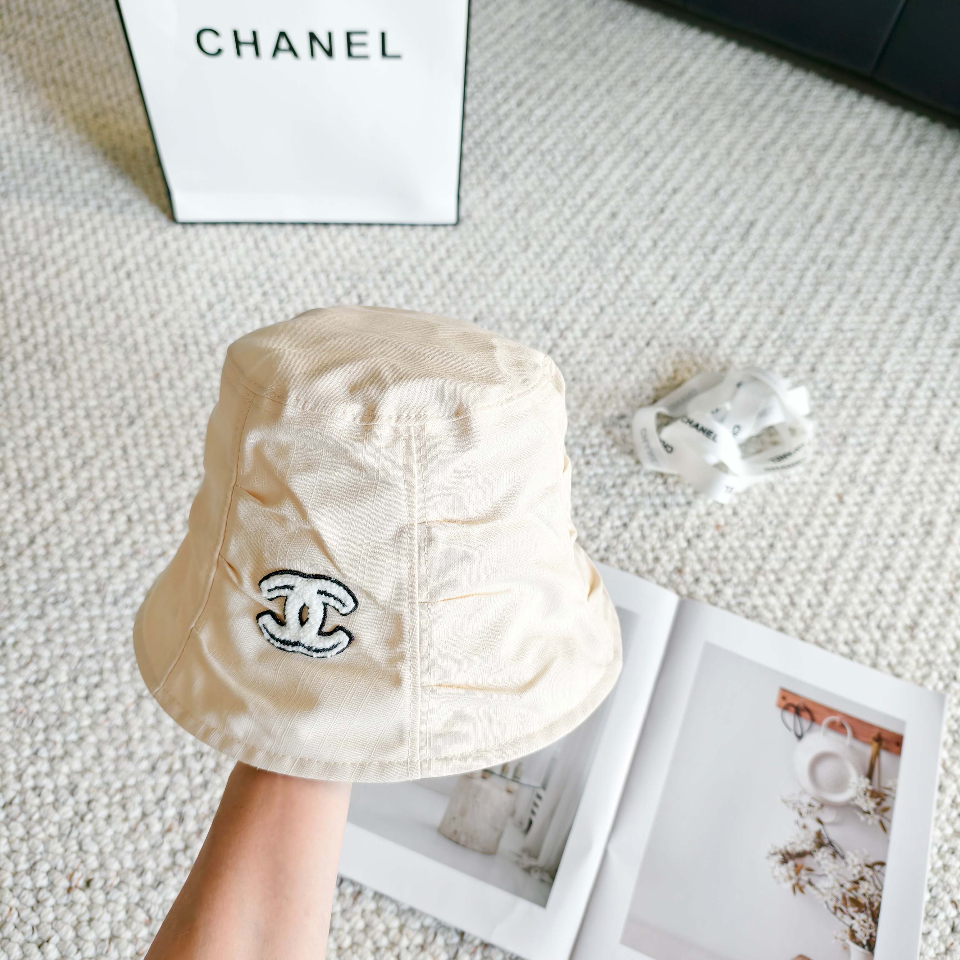 💛配防尘袋【CHANEL香奈儿】2026春夏新款日常简约桶帽渔夫帽，独特设计～复古文艺的一款