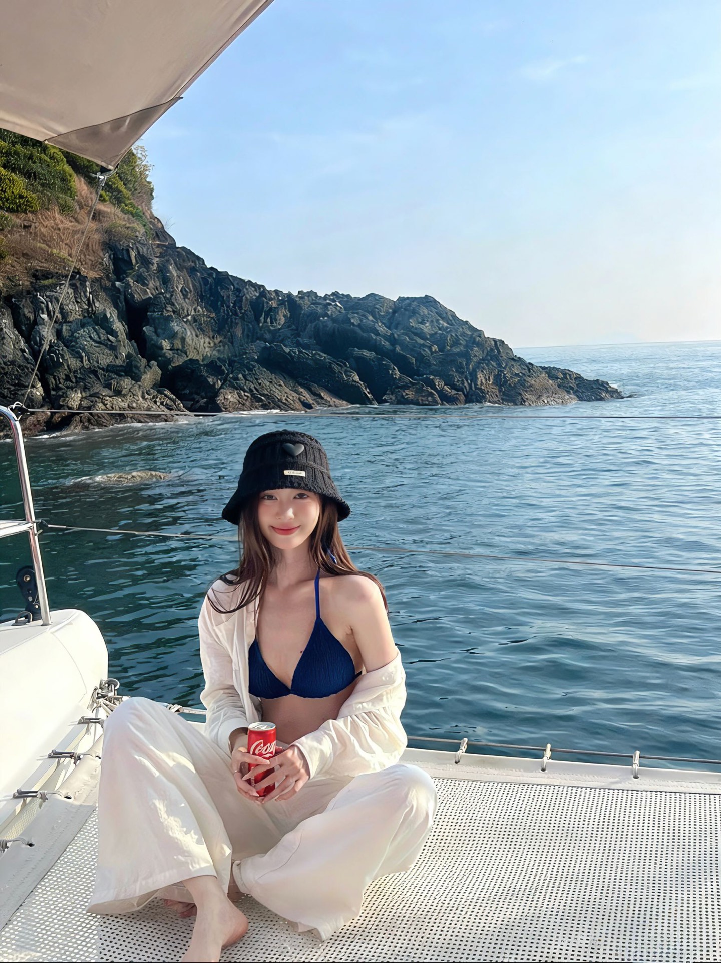 💛配防尘袋【Celine赛琳】2026春夏新款编织马卡龙色系渔夫帽，独特设计～复古文艺的一款