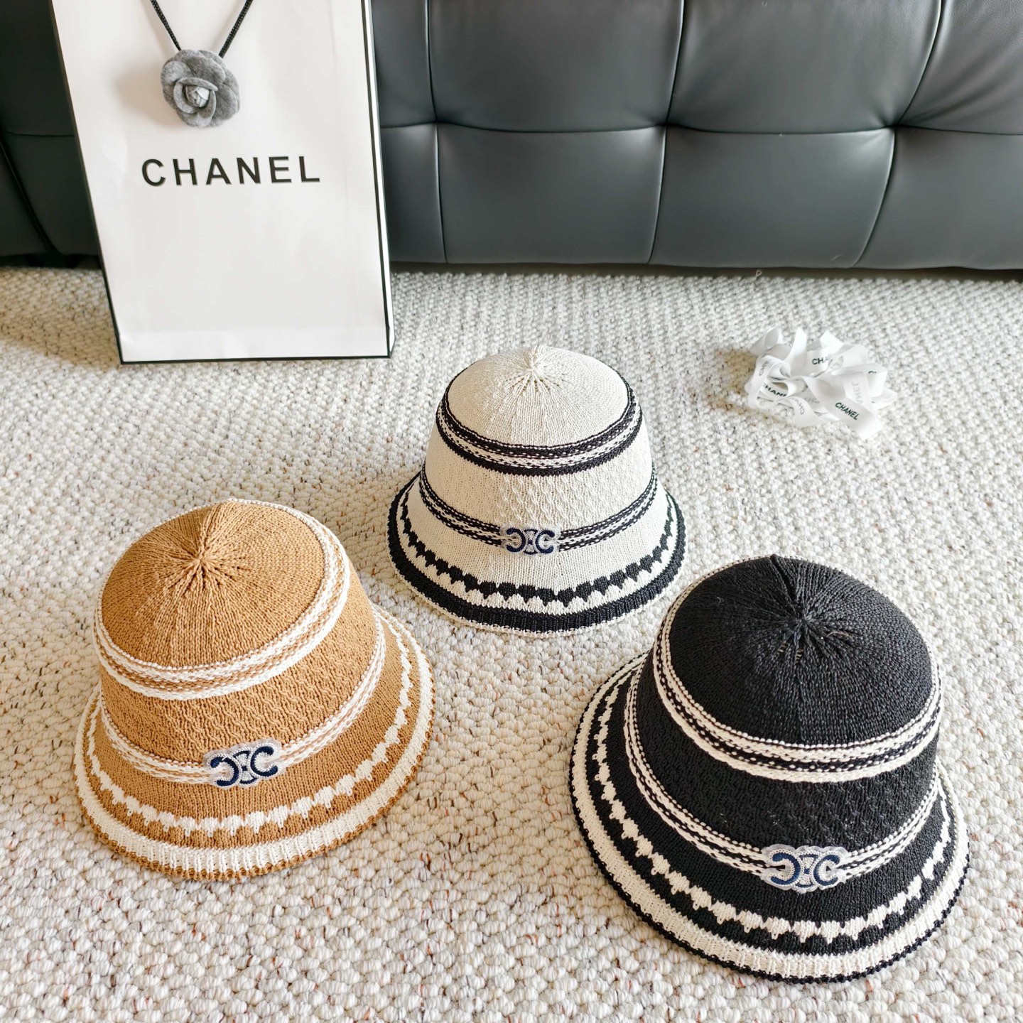 💛配防尘袋【Celine赛琳】2026春夏新款日系日常简约款小桶帽渔夫帽，独特设计～复古文艺的一款