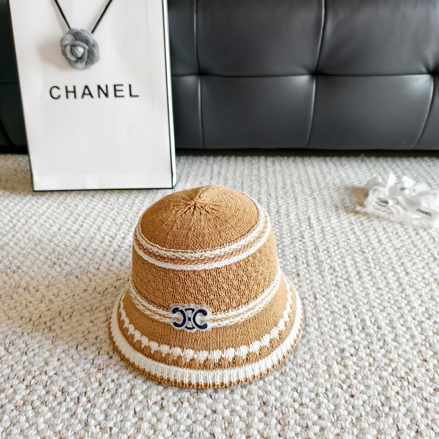 💛配防尘袋【Celine赛琳】2026春夏新款日系日常简约款小桶帽渔夫帽，独特设计～复古文艺的一款