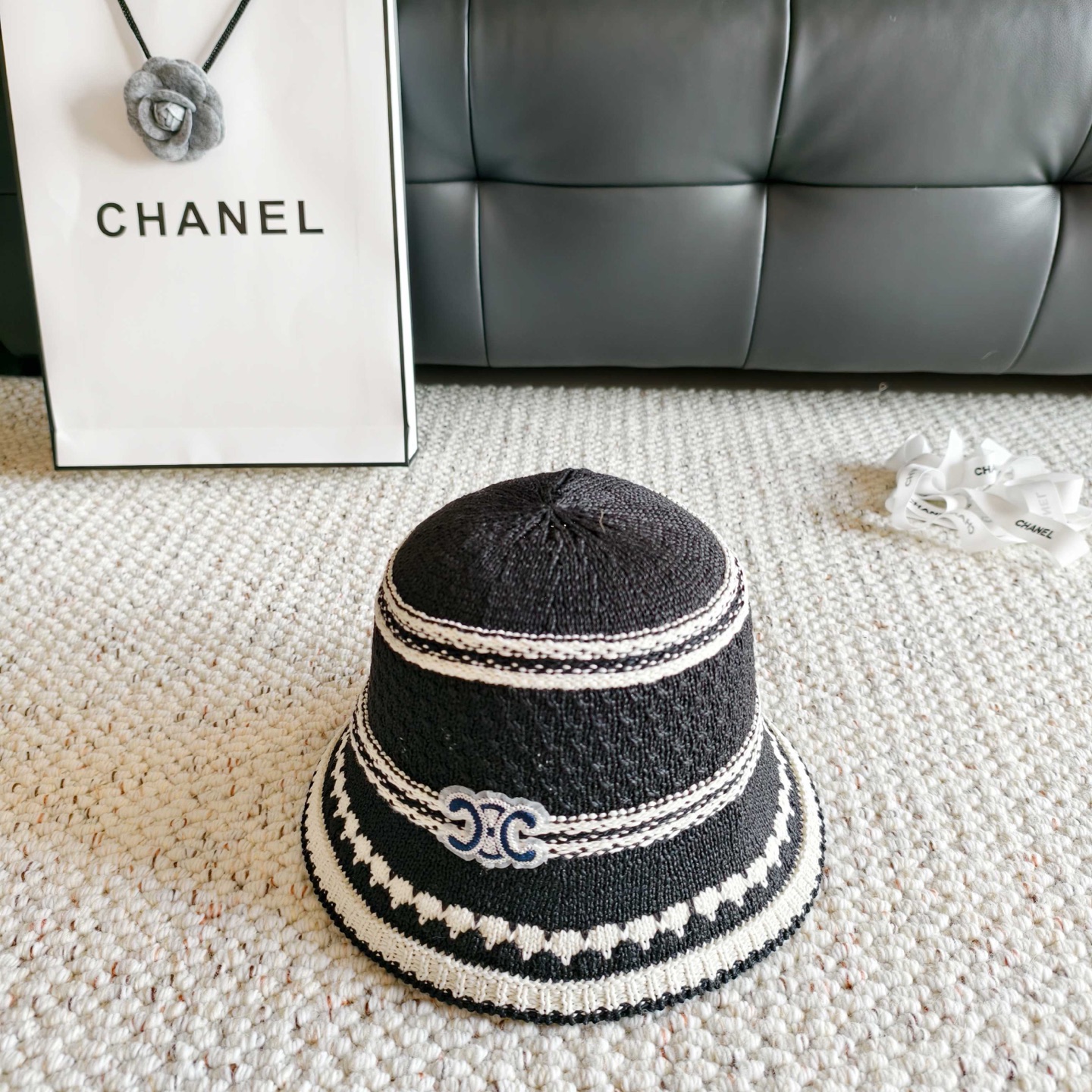 💛配防尘袋【Celine赛琳】2026春夏新款日系日常简约款小桶帽渔夫帽，独特设计～复古文艺的一款