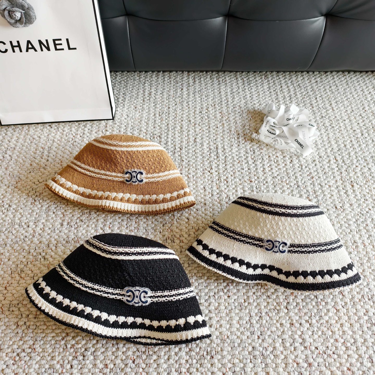 💛配防尘袋【Celine赛琳】2026春夏新款日系日常简约款小桶帽渔夫帽，独特设计～复古文艺的一款