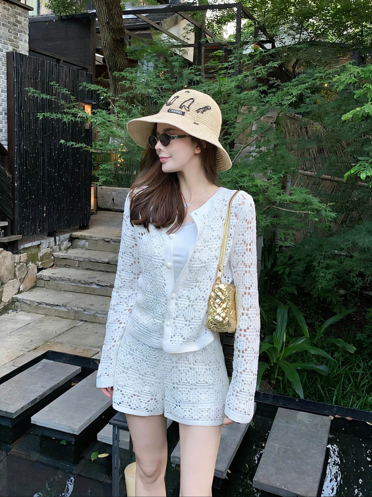 💛配防尘袋【Chanel香奈儿】2026春夏新款密织刺绣重工款渔夫帽，独特设计～复古文艺的一款