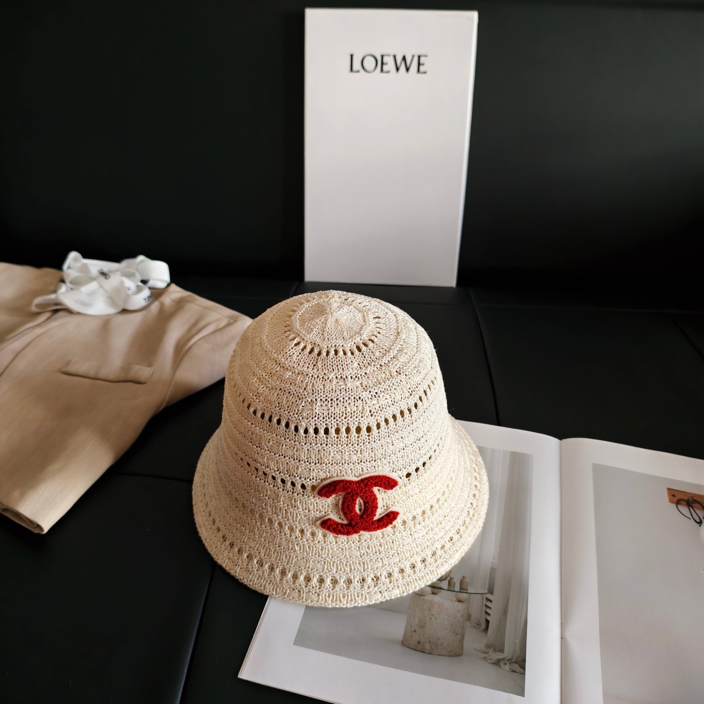 💛配防尘袋【CHANEL香奈儿】2026新款小香风小桶帽渔夫帽，独特设计～复古文艺的一款