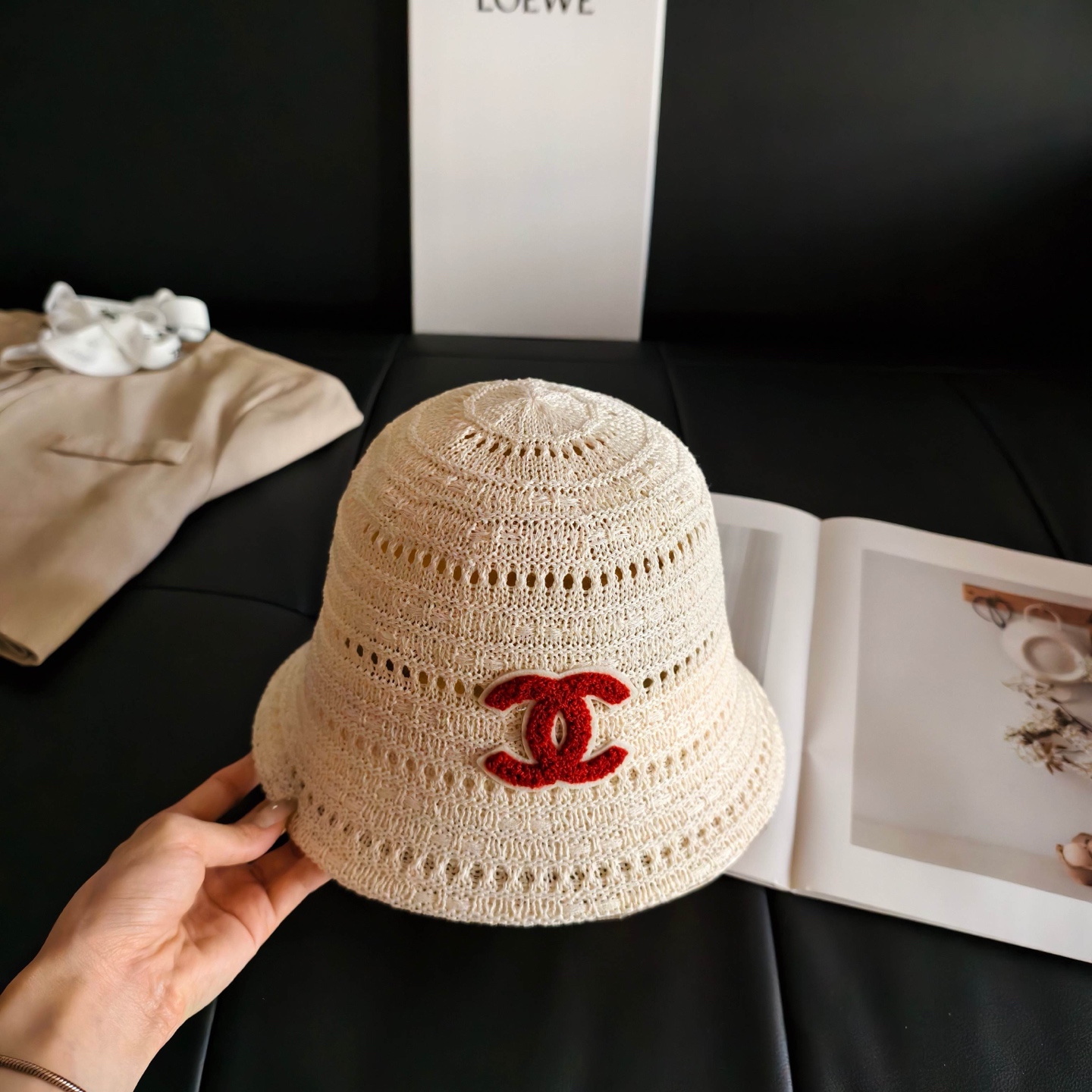 💛配防尘袋【CHANEL香奈儿】2026新款小香风小桶帽渔夫帽，独特设计～复古文艺的一款