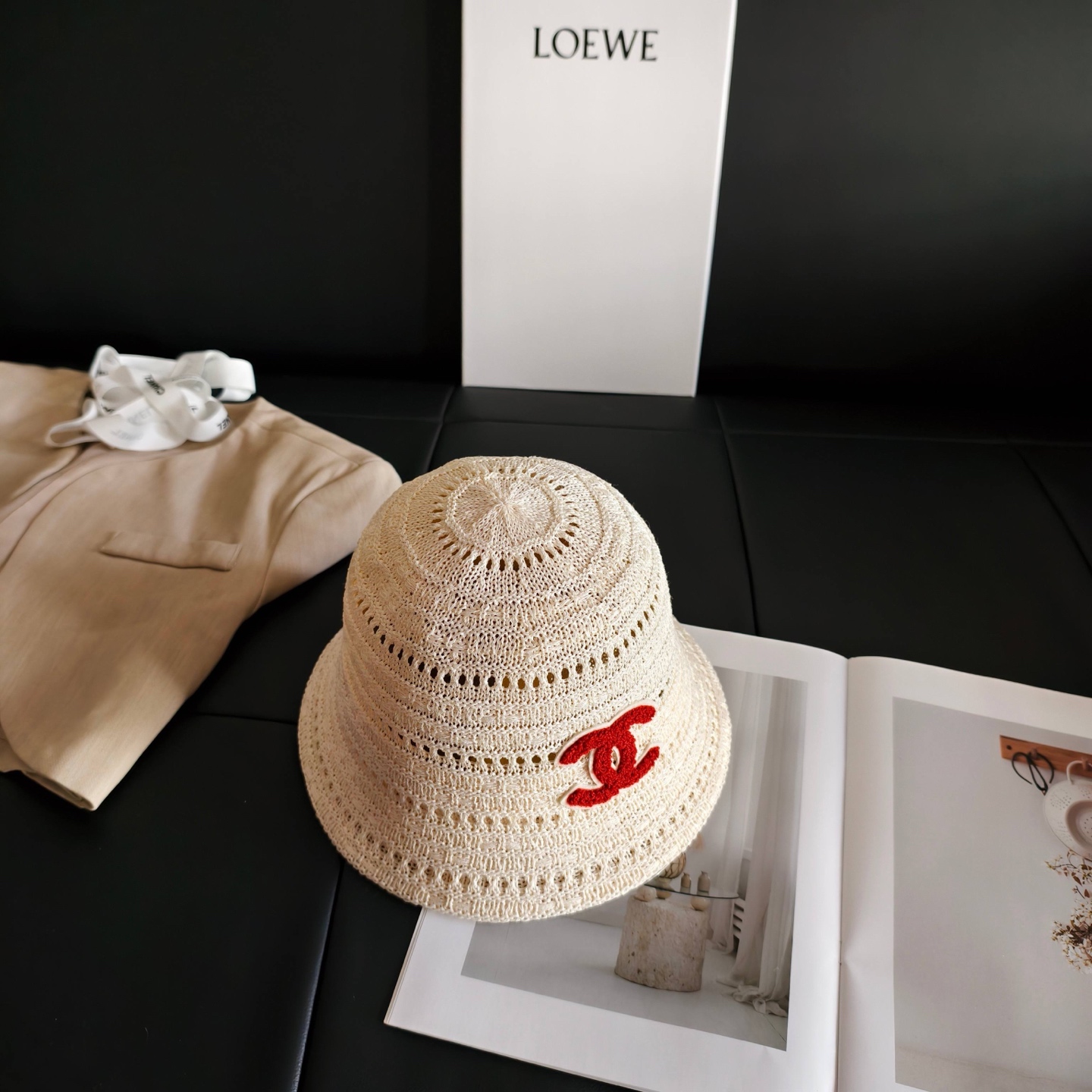 💛配防尘袋【CHANEL香奈儿】2026新款小香风小桶帽渔夫帽，独特设计～复古文艺的一款