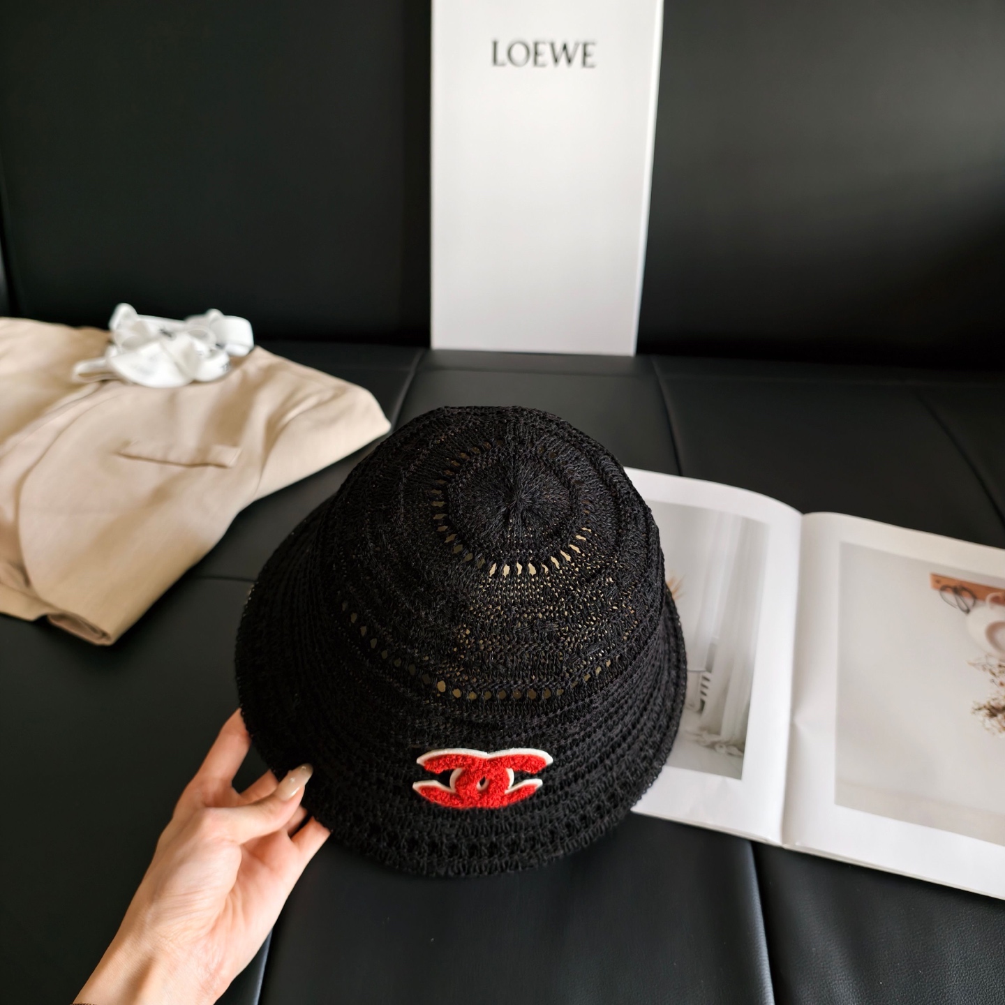 💛配防尘袋【CHANEL香奈儿】2026新款小香风小桶帽渔夫帽，独特设计～复古文艺的一款