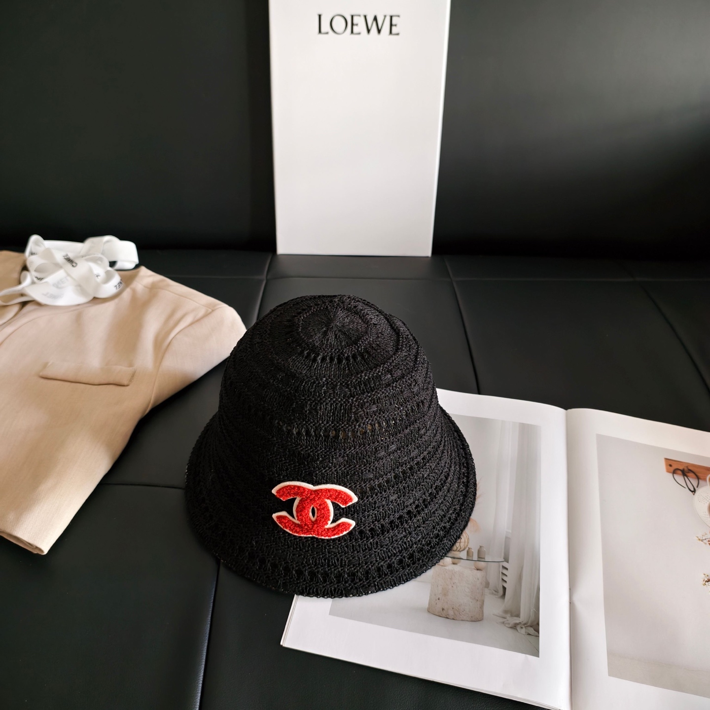 💛配防尘袋【CHANEL香奈儿】2026新款小香风小桶帽渔夫帽，独特设计～复古文艺的一款