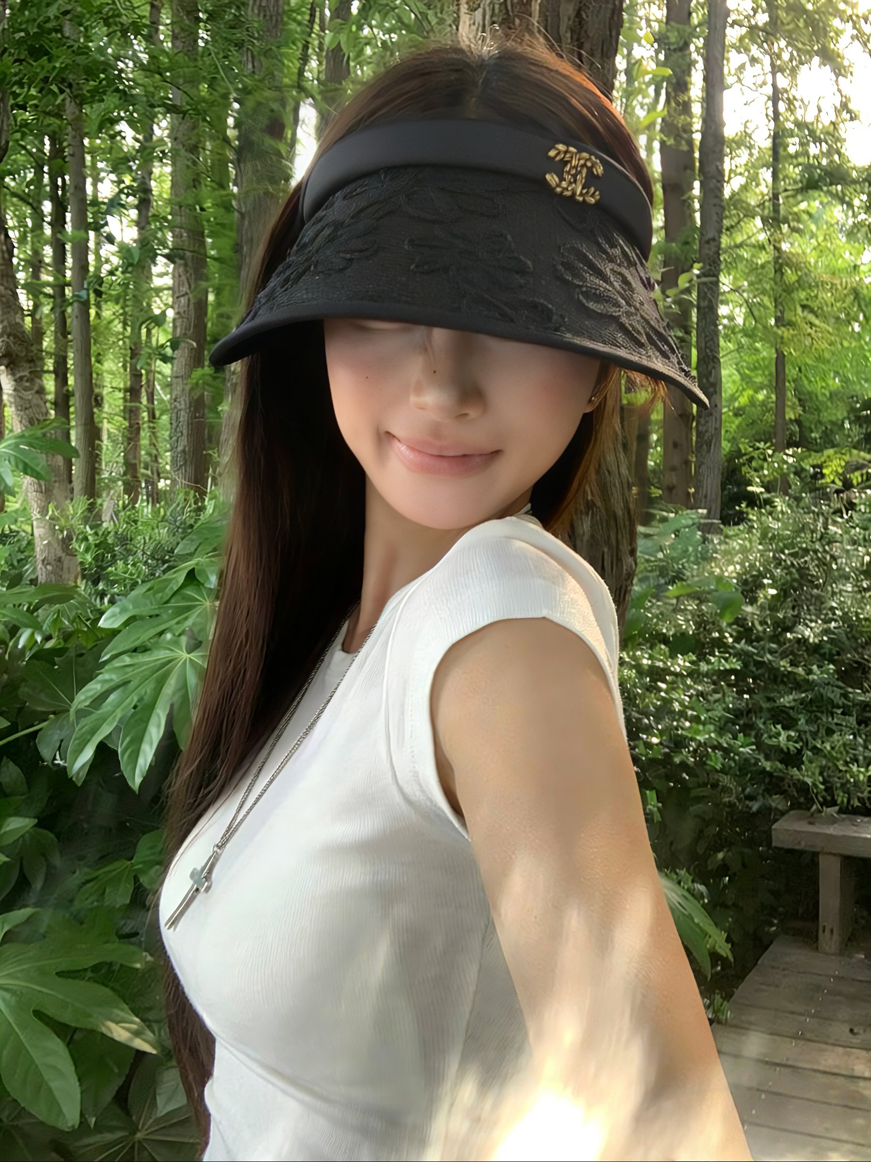 💛配防尘袋 【Chanel香奈儿】2026新款独家款小香遮阳帽空顶帽，🔆遮阳百搭～休闲出街神器