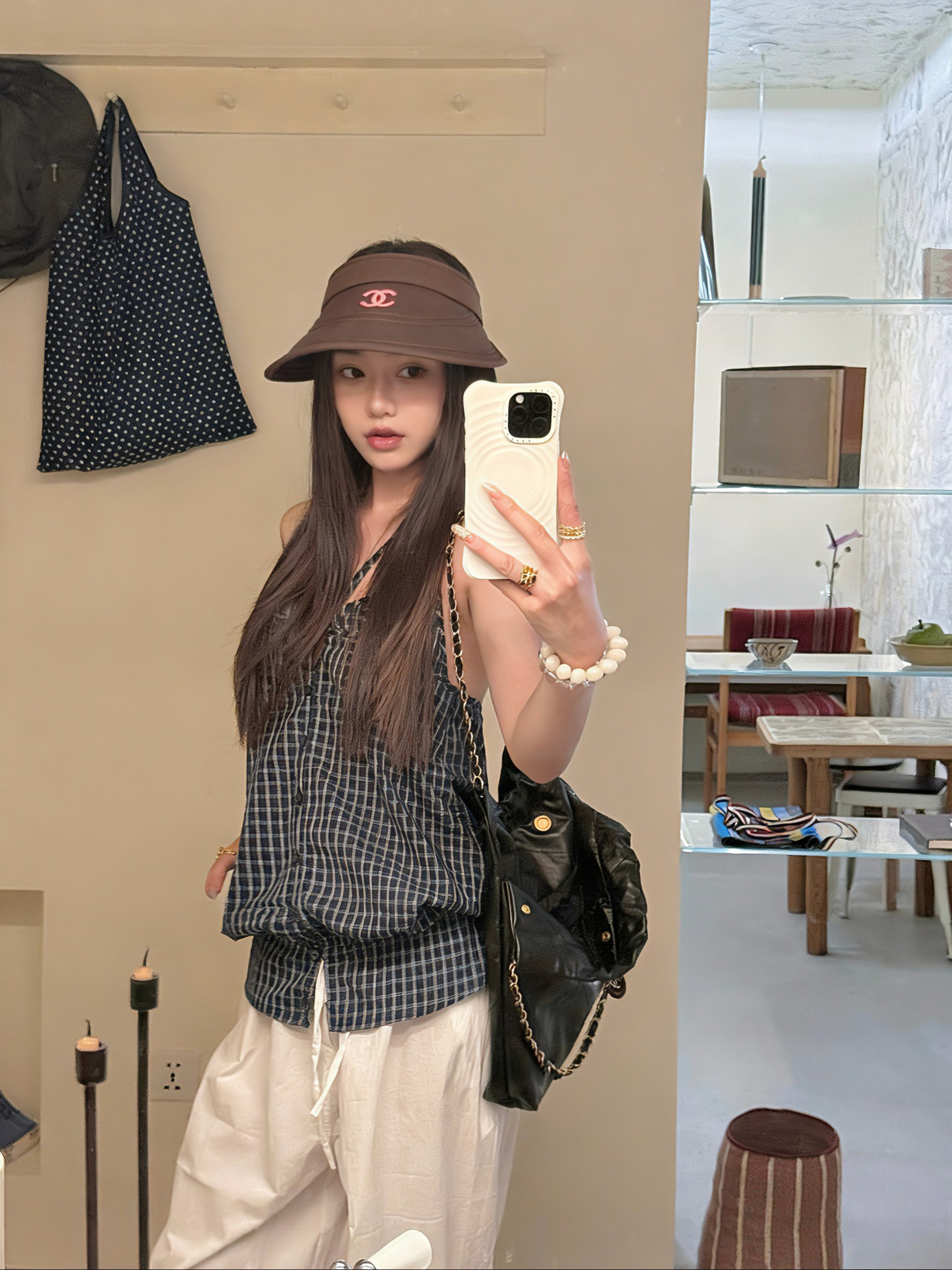 💛配防尘袋 【Chanel香奈儿】2026新款独家款小香遮阳帽空顶帽，🔆遮阳百搭～休闲出街神器