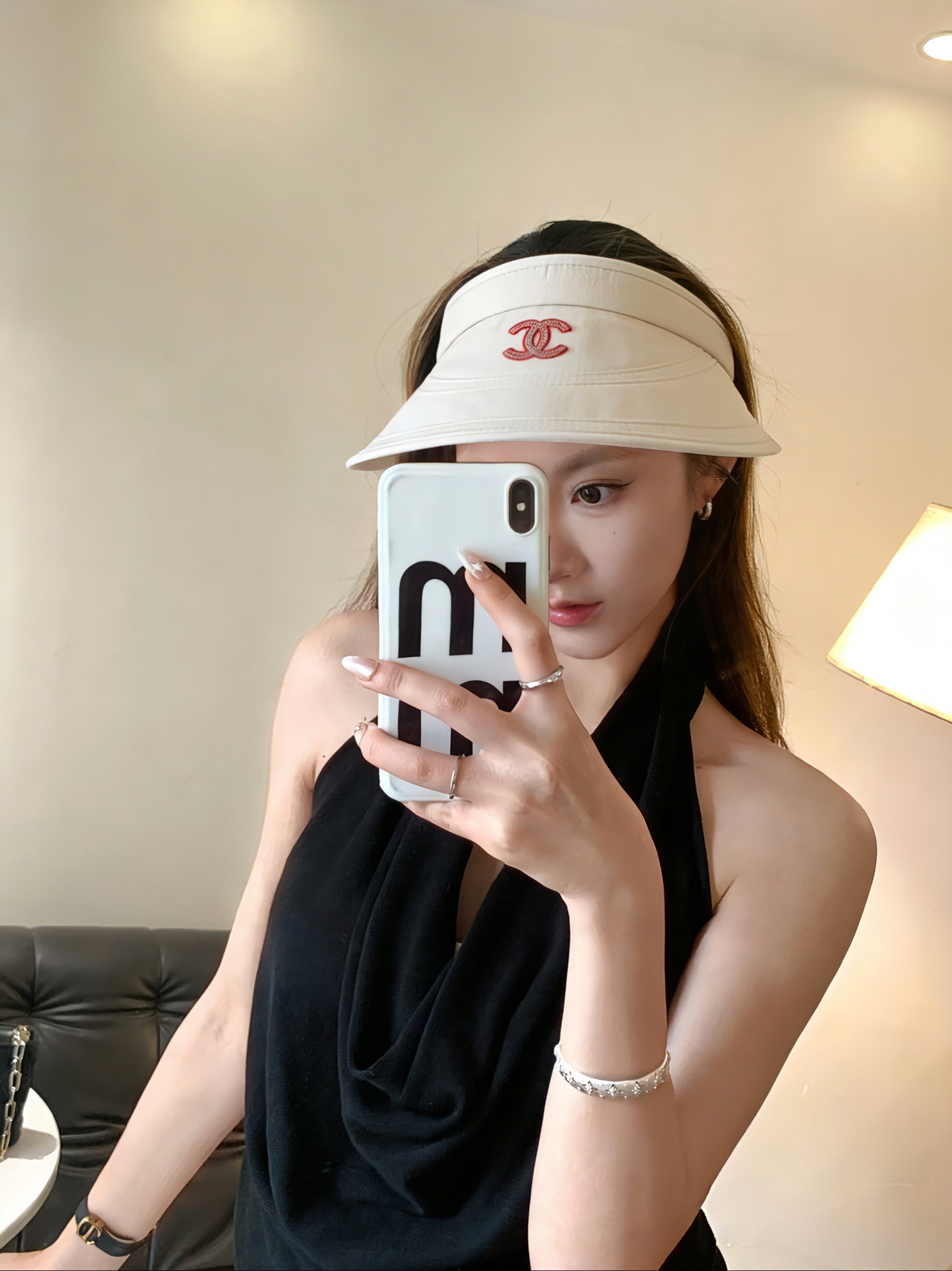 💛配防尘袋 【Chanel香奈儿】2026新款独家款小香遮阳帽空顶帽，🔆遮阳百搭～休闲出街神器