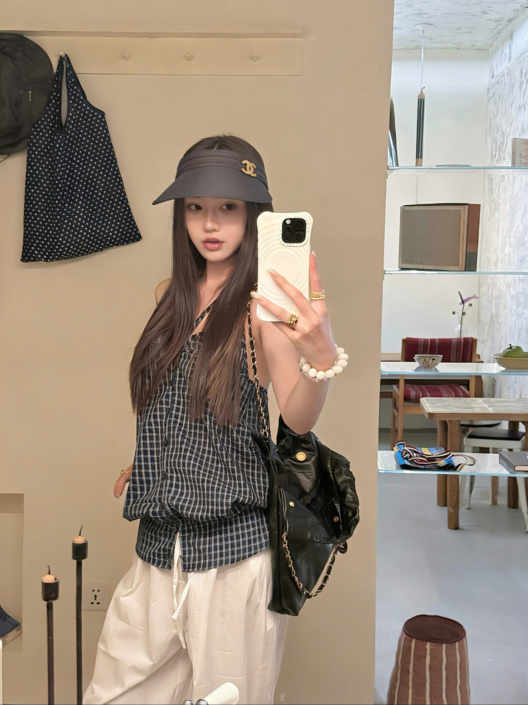 💛配防尘袋 【Chanel香奈儿】2026新款独家款小香遮阳帽空顶帽，🔆遮阳百搭～休闲出街神器