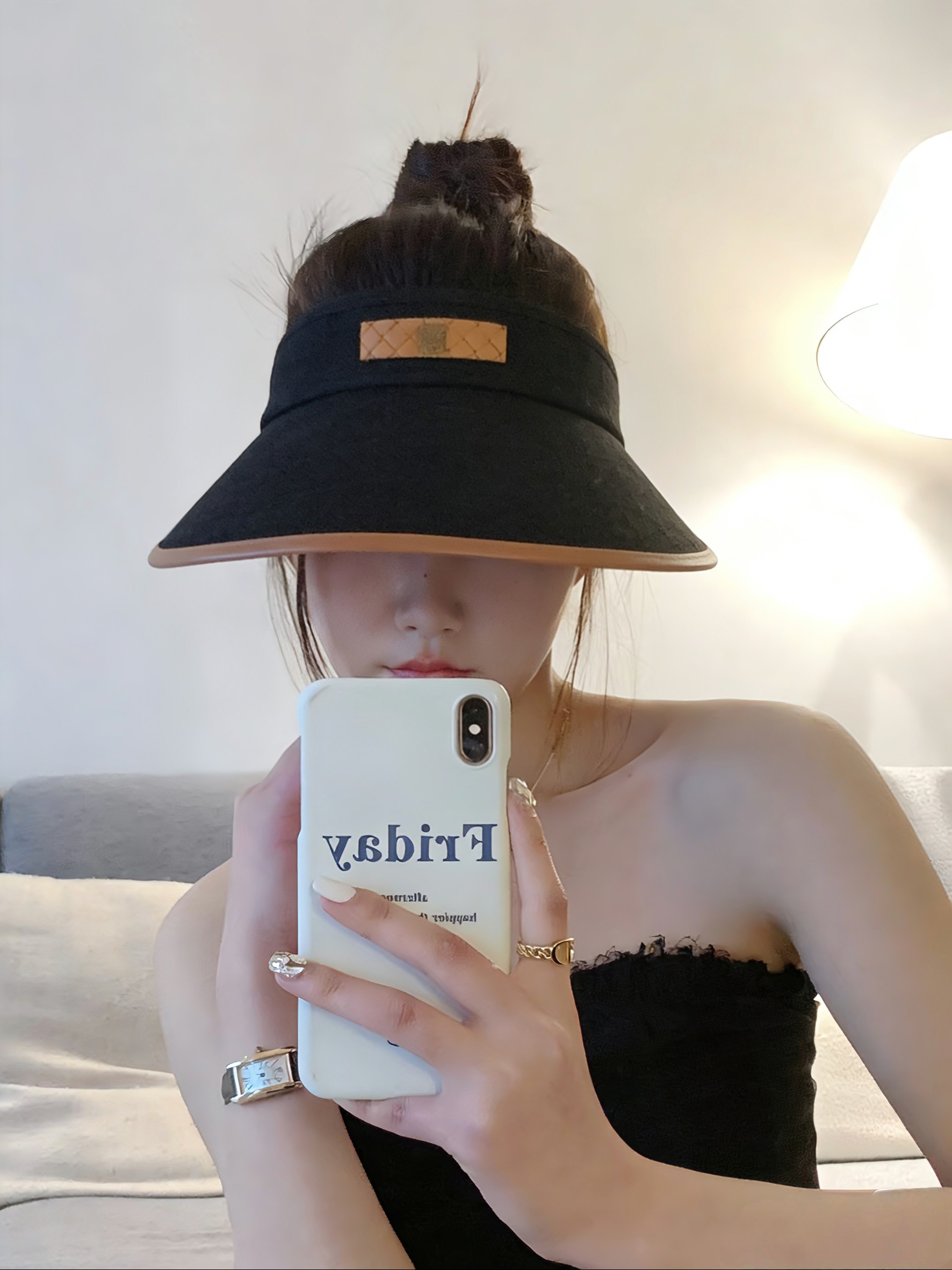 💛配防尘袋 【loewe罗意威】2026春夏新款大牌遮阳帽空顶帽，🔆遮阳百搭～休闲出街神器