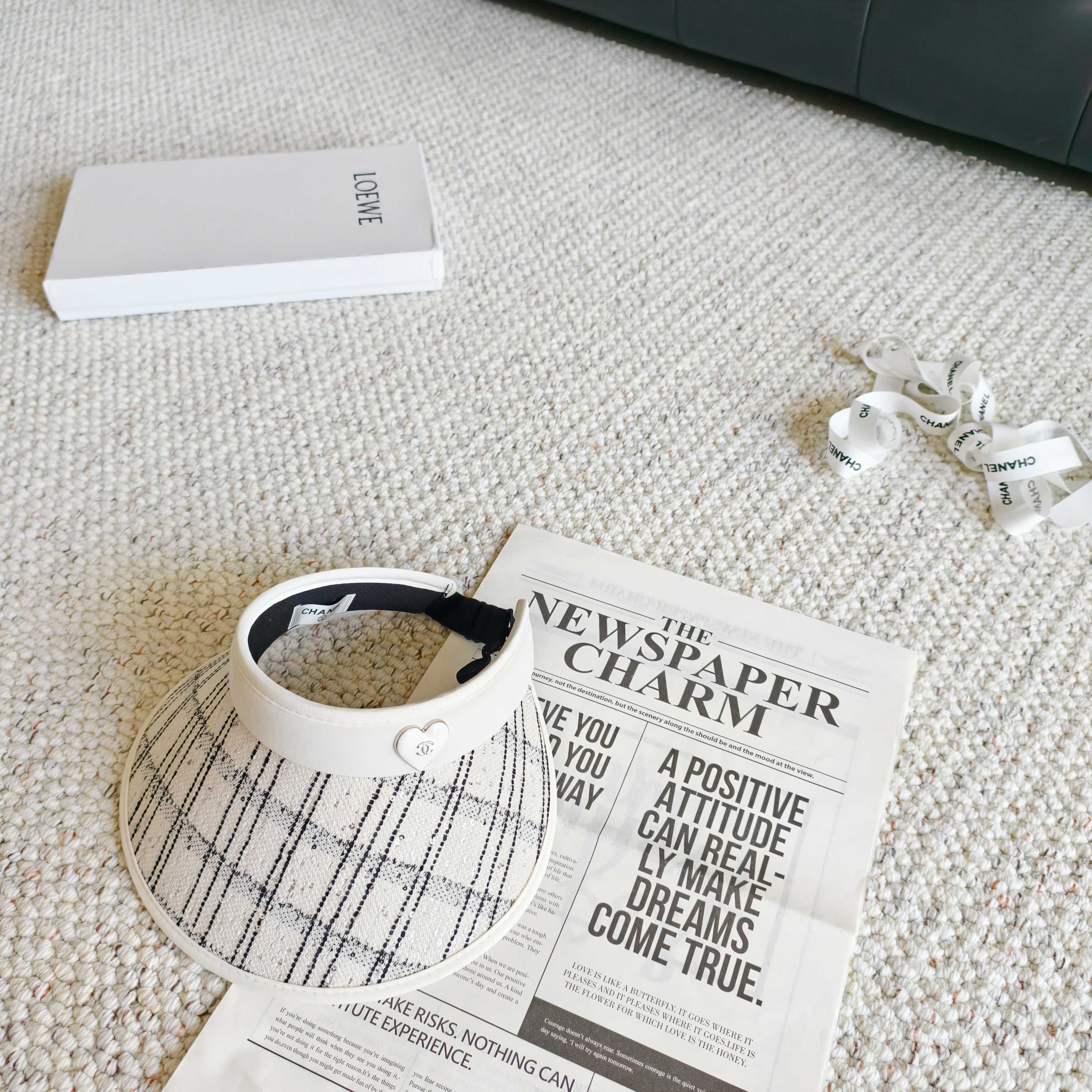 💛配防尘袋 【Chanel香奈儿】2026新款独家款小香遮阳帽空顶帽，🔆遮阳百搭～休闲出街神器