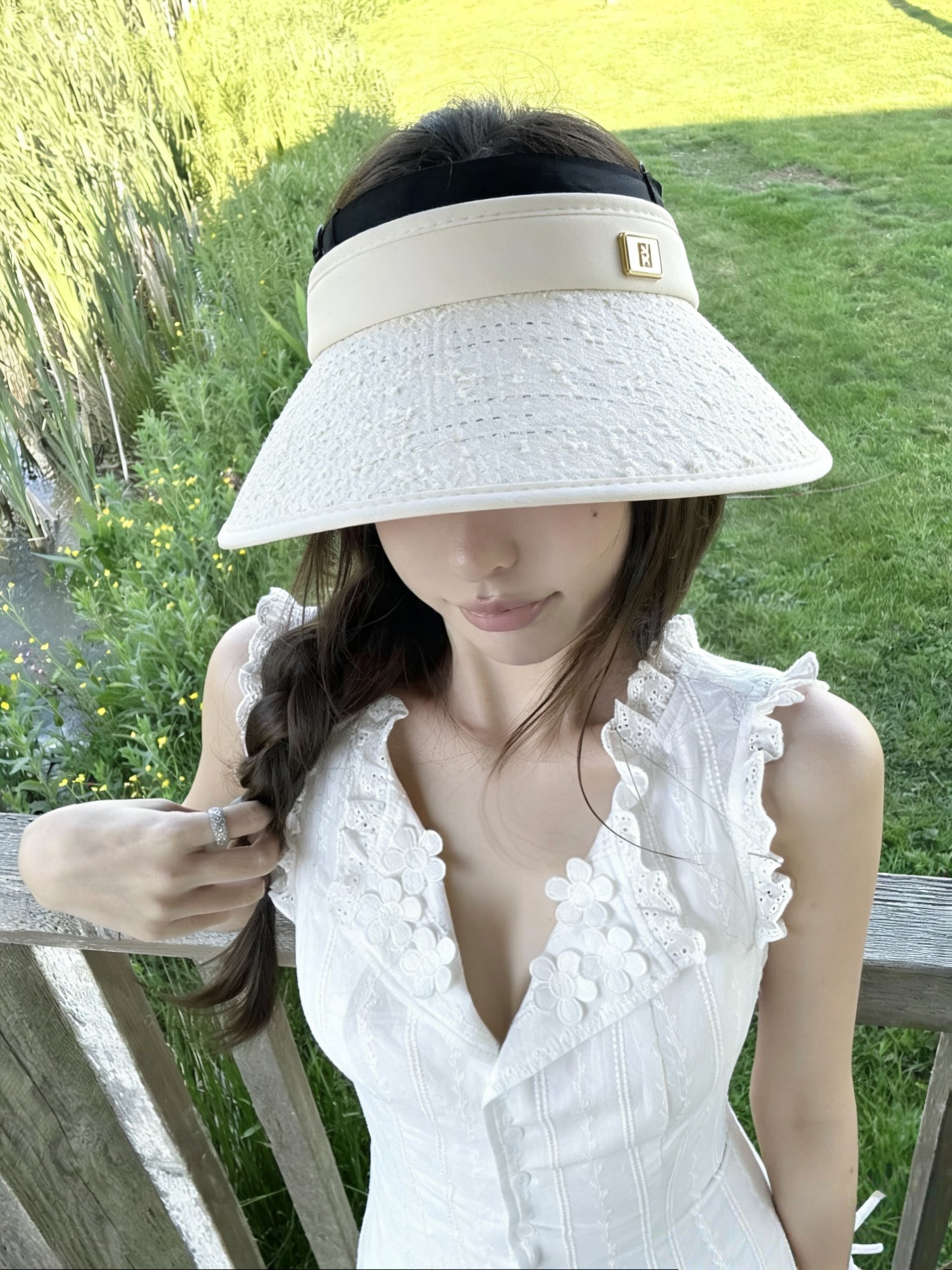 💛配防尘袋 【FENDI芬迪】2026新款独家款小香遮阳帽空顶帽，🔆遮阳百搭～休闲出街神器