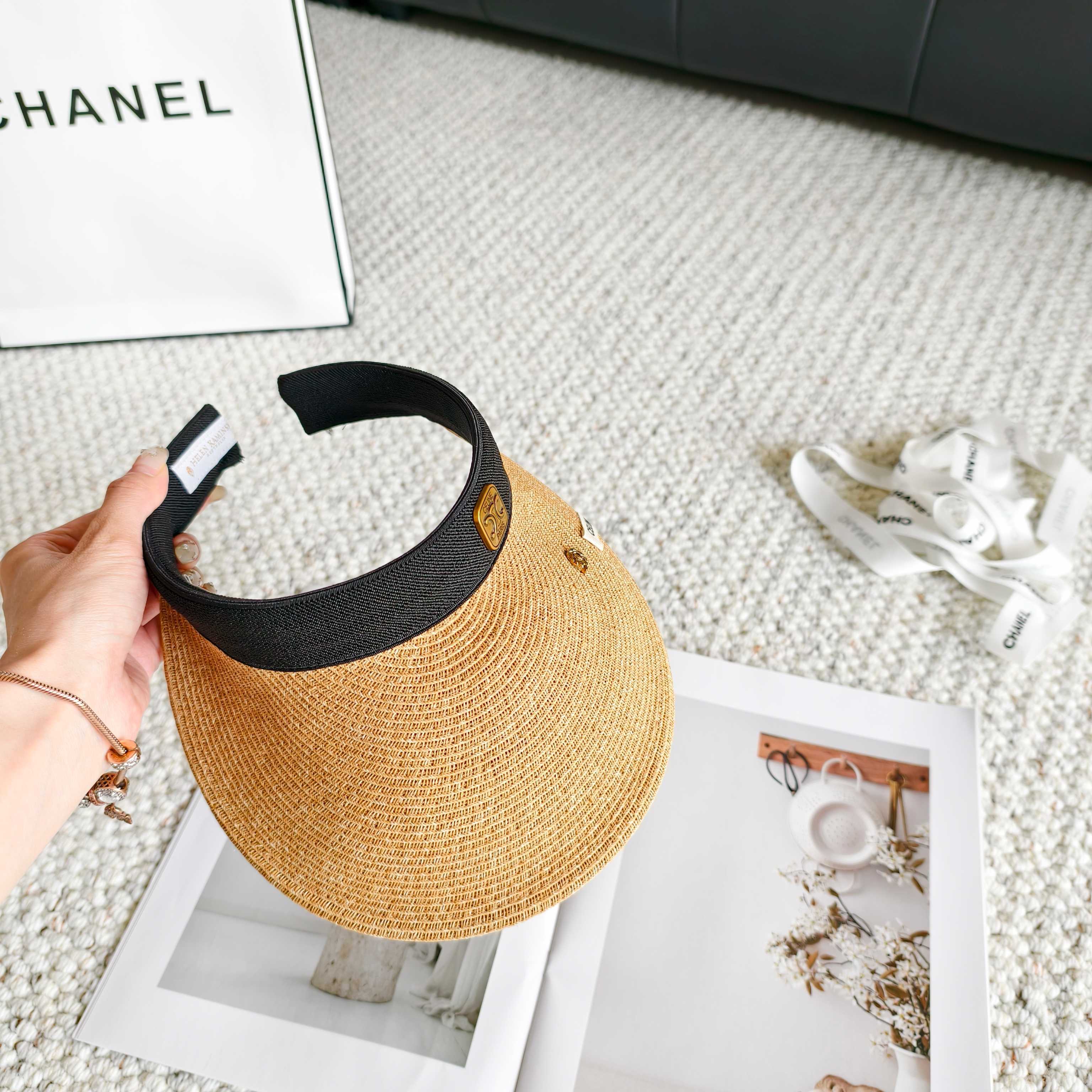 💛配防尘袋 【CELINE赛琳】2026新款独家款密织遮阳帽空顶帽，🔆遮阳百搭～休闲出街神器