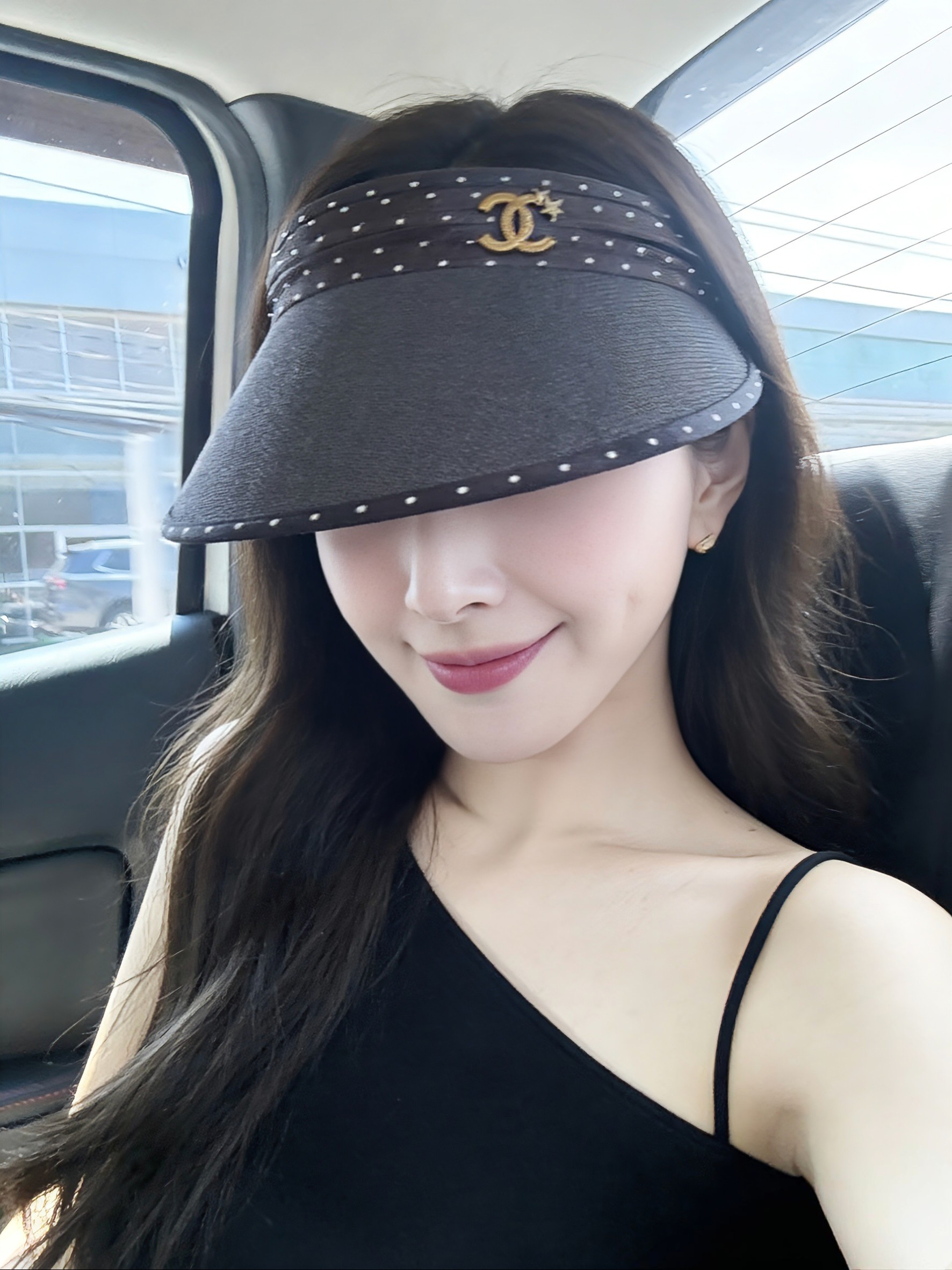 💛配防尘袋 【Chanel香奈儿】2026新款独家款小香拼接款遮阳帽空顶帽，🔆遮阳百搭～休闲出街神器