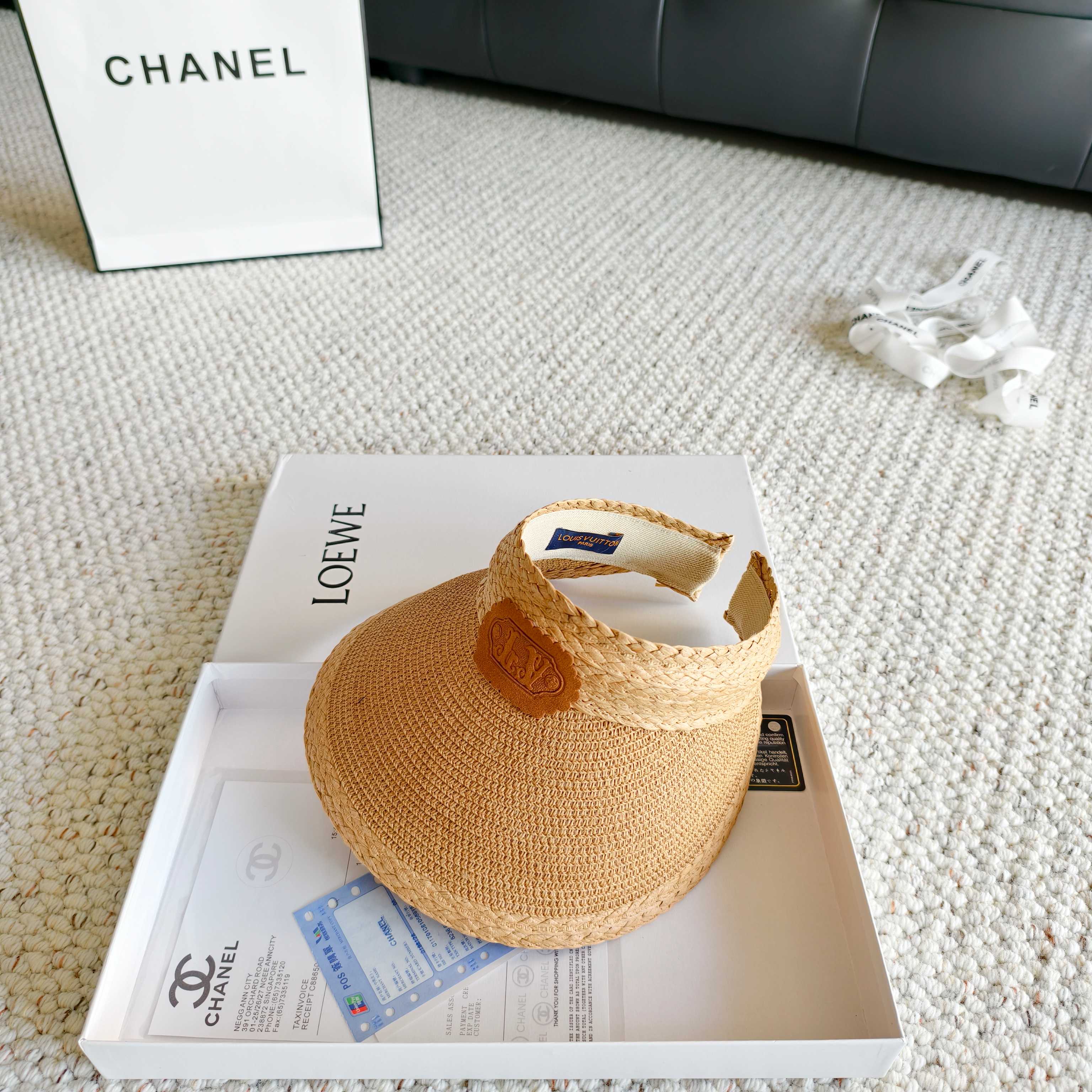 💛配防尘袋 【lv路易威登】2026新款独家款密织遮阳帽空顶帽，🔆遮阳百搭～休闲出街神器