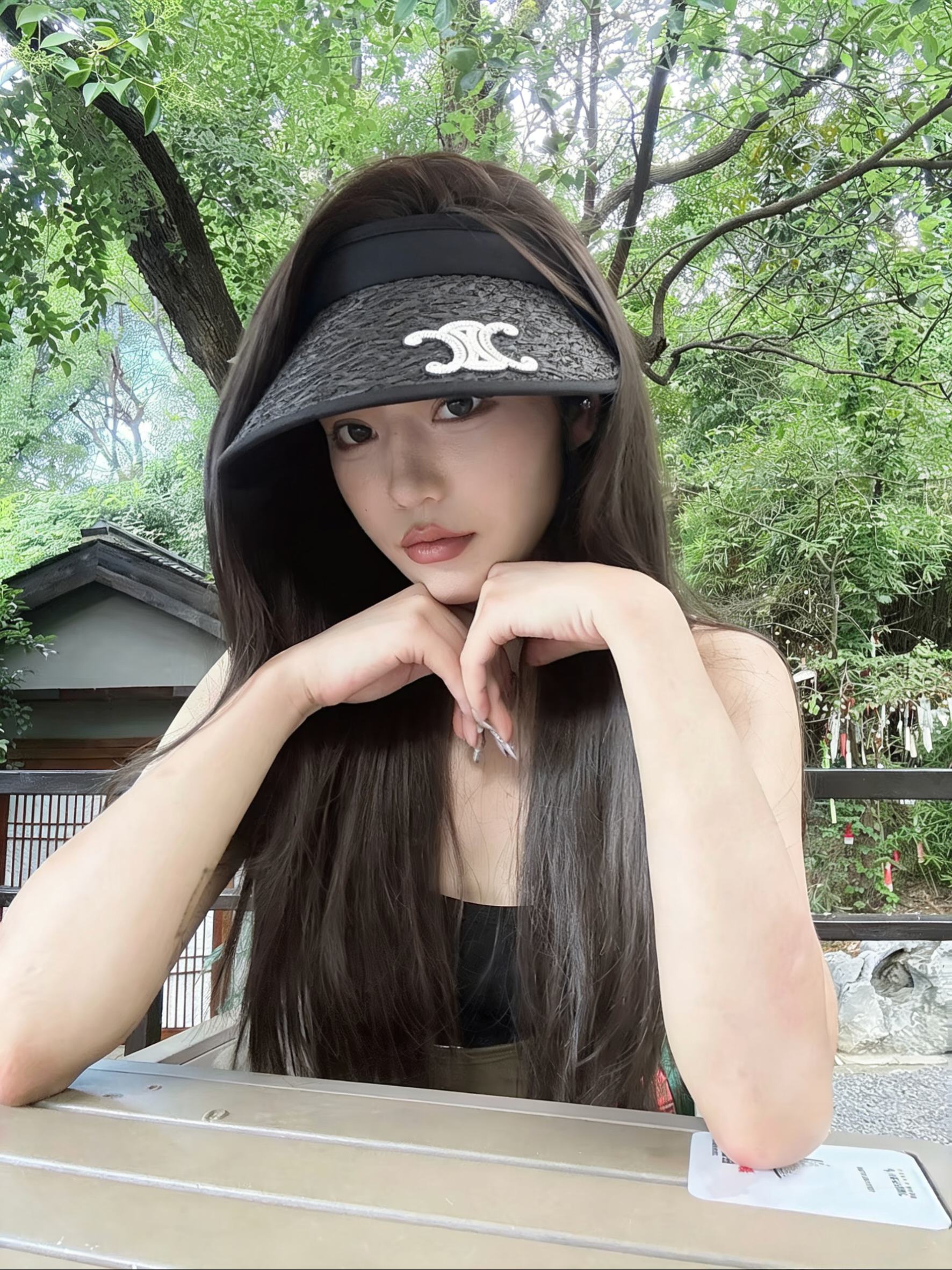 💛配防尘袋 【CELINE赛琳】2026新款独家款密织遮阳帽空顶帽，🔆遮阳百搭～休闲出街神器