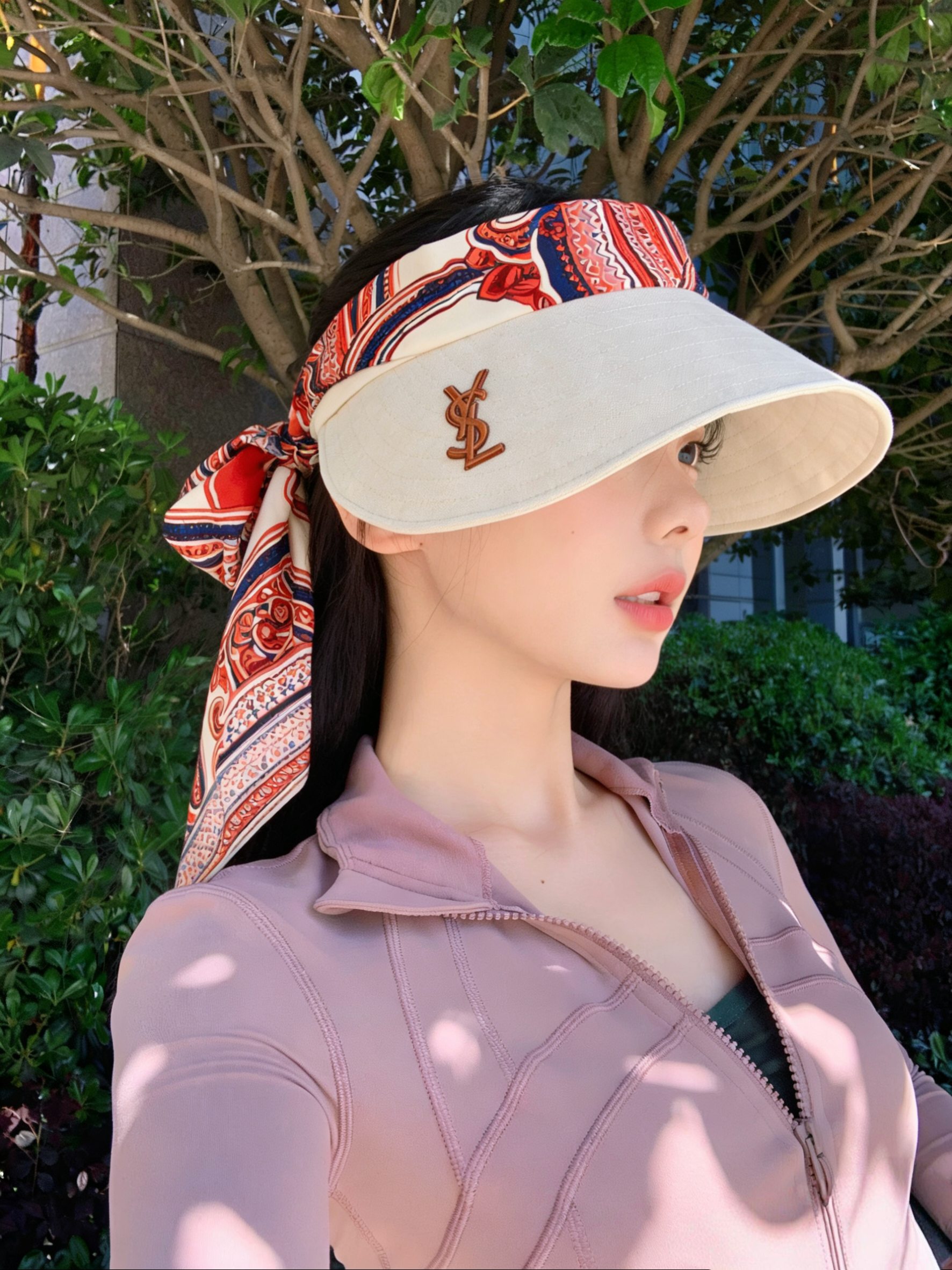 💛配防尘袋 【YSL圣罗兰】2026新款独家款民族风遮阳帽空顶帽，🔆遮阳百搭～休闲出街神器