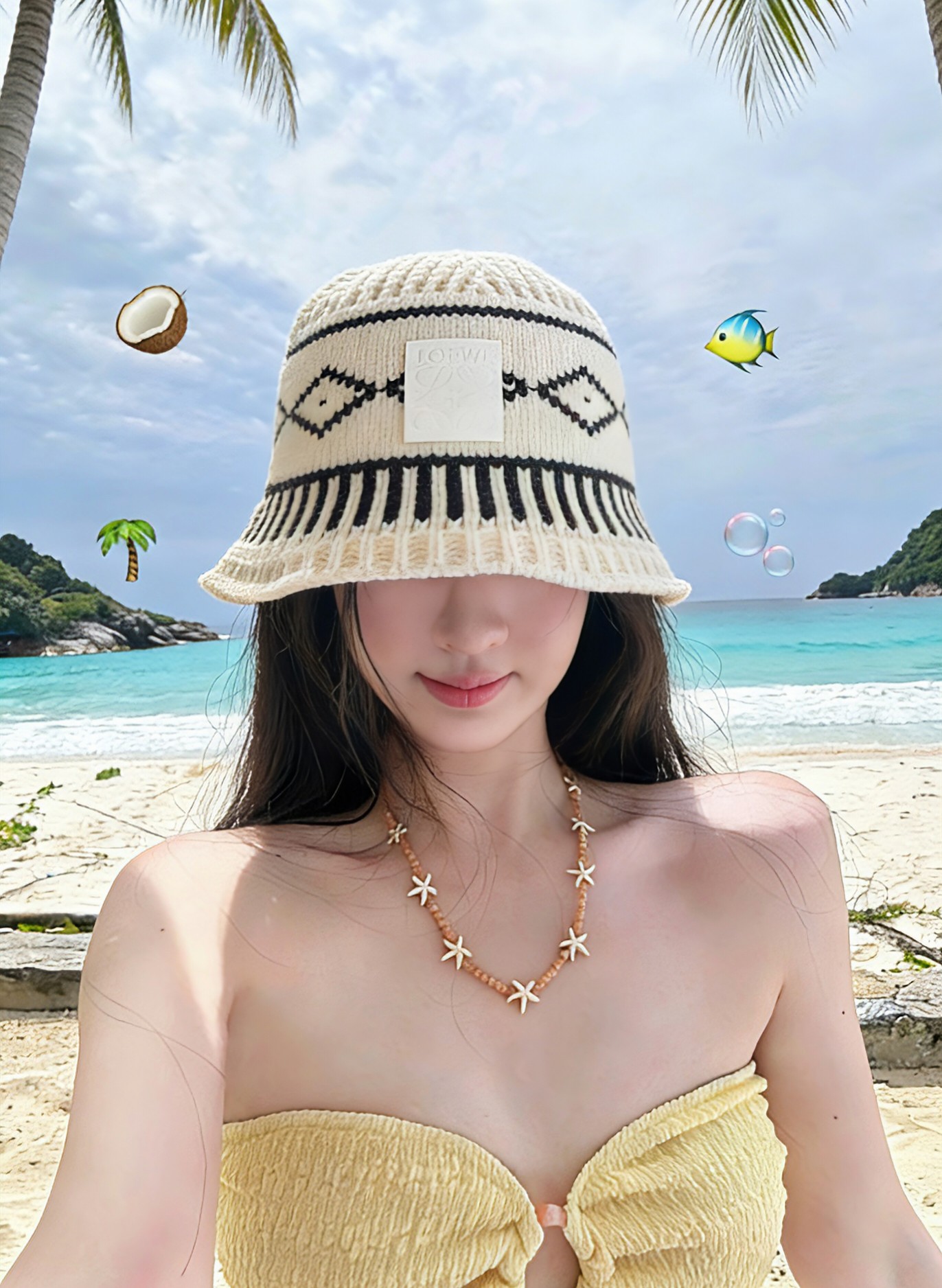 💛配防尘袋【loewe罗意威】2026新款针织渔夫帽独特设计～复古独特设计